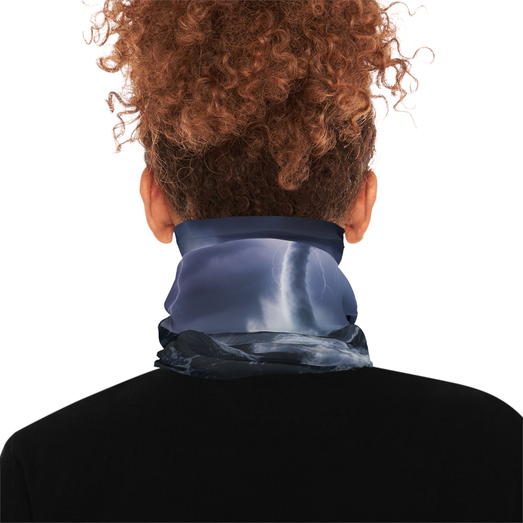 Tornado Ocean Neck Gaiter — Stormy Sea Lightweight Face & Neck Cover
