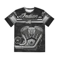 Indian Motorcycle Engine Graphic Tee — Men’s All-Over Print