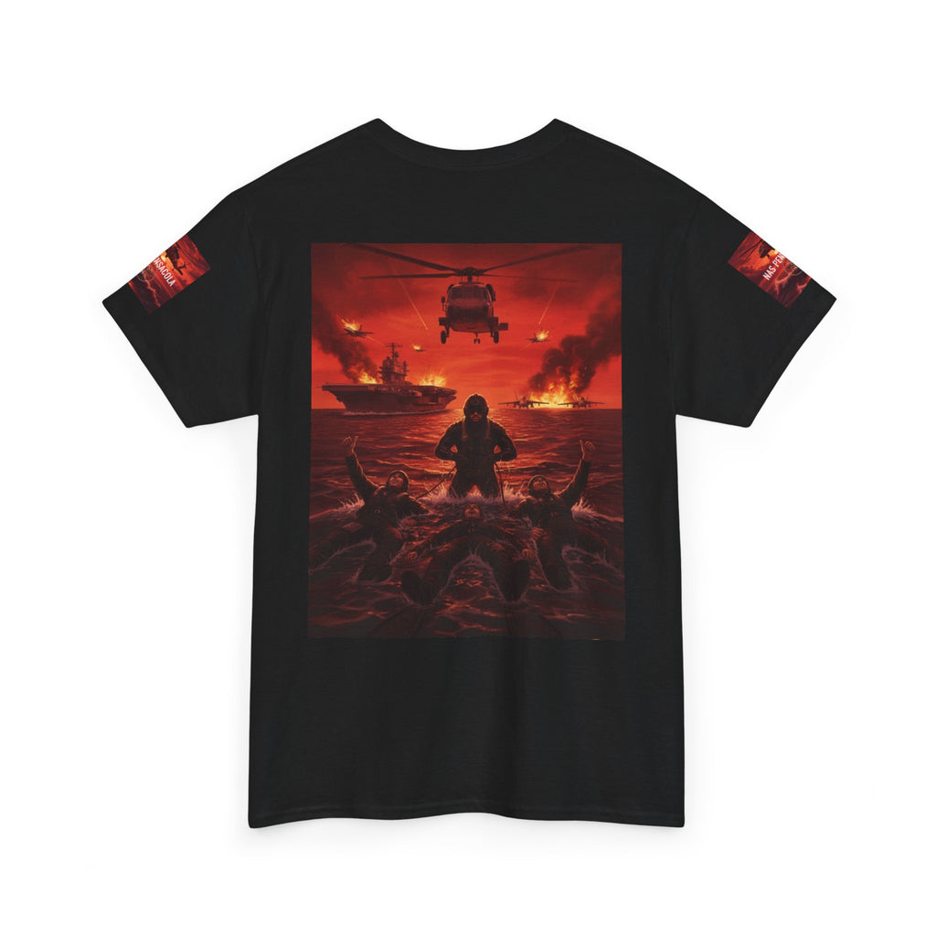 Rescue Swimmer Graphic Tee — NAS Pensacola Military Helicopter Design