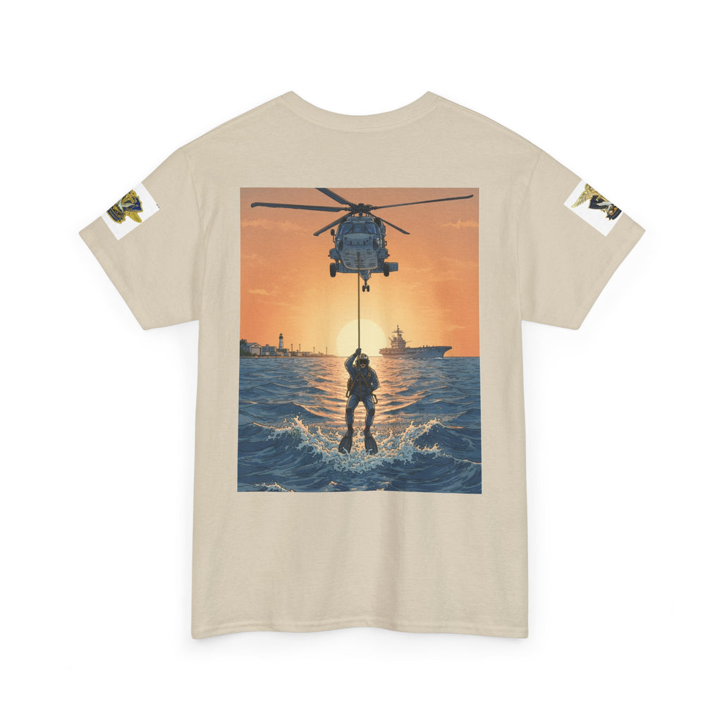 Military Rescue Riders Club T‑Shirt — SAR Chiefs Helicopter Tee