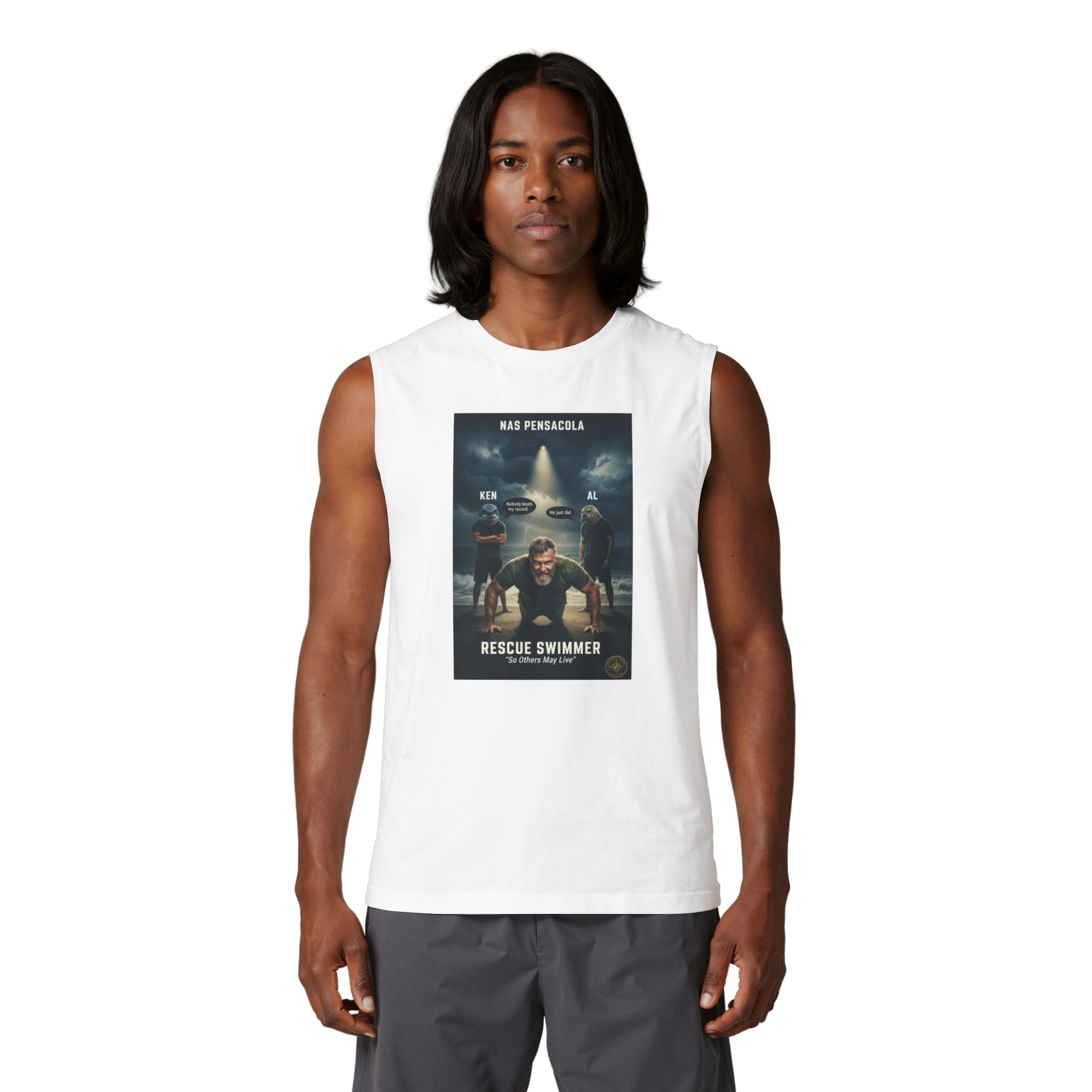 Rescue Swimmer Muscle Tank — Military Search & Rescue Tribute