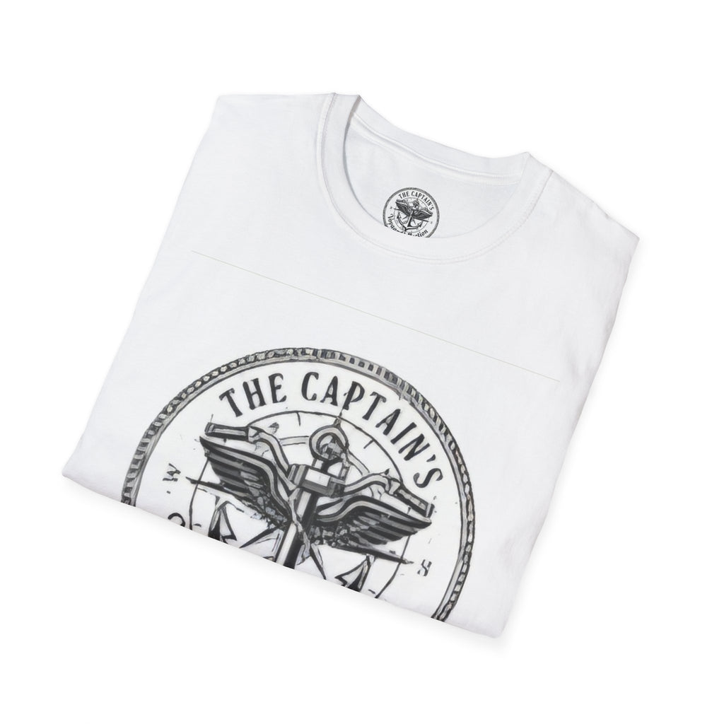Captain’s Voyage Collection T‑Shirt — Panda Riding Motorcycle Graphic Tee