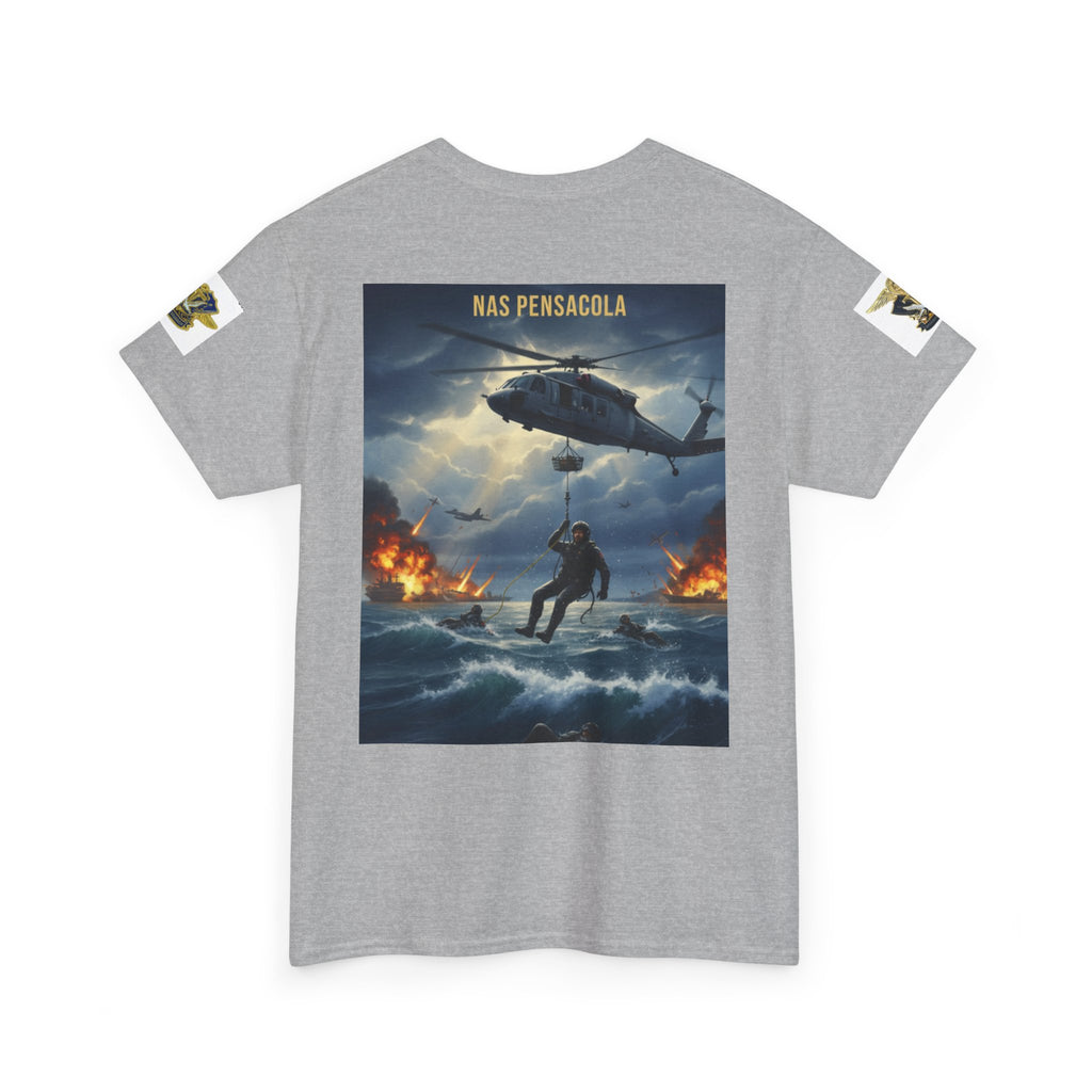 SAR Chiefs Riders Club Tee — NAS Pensacola Helicopter Rescue Graphic Shirt