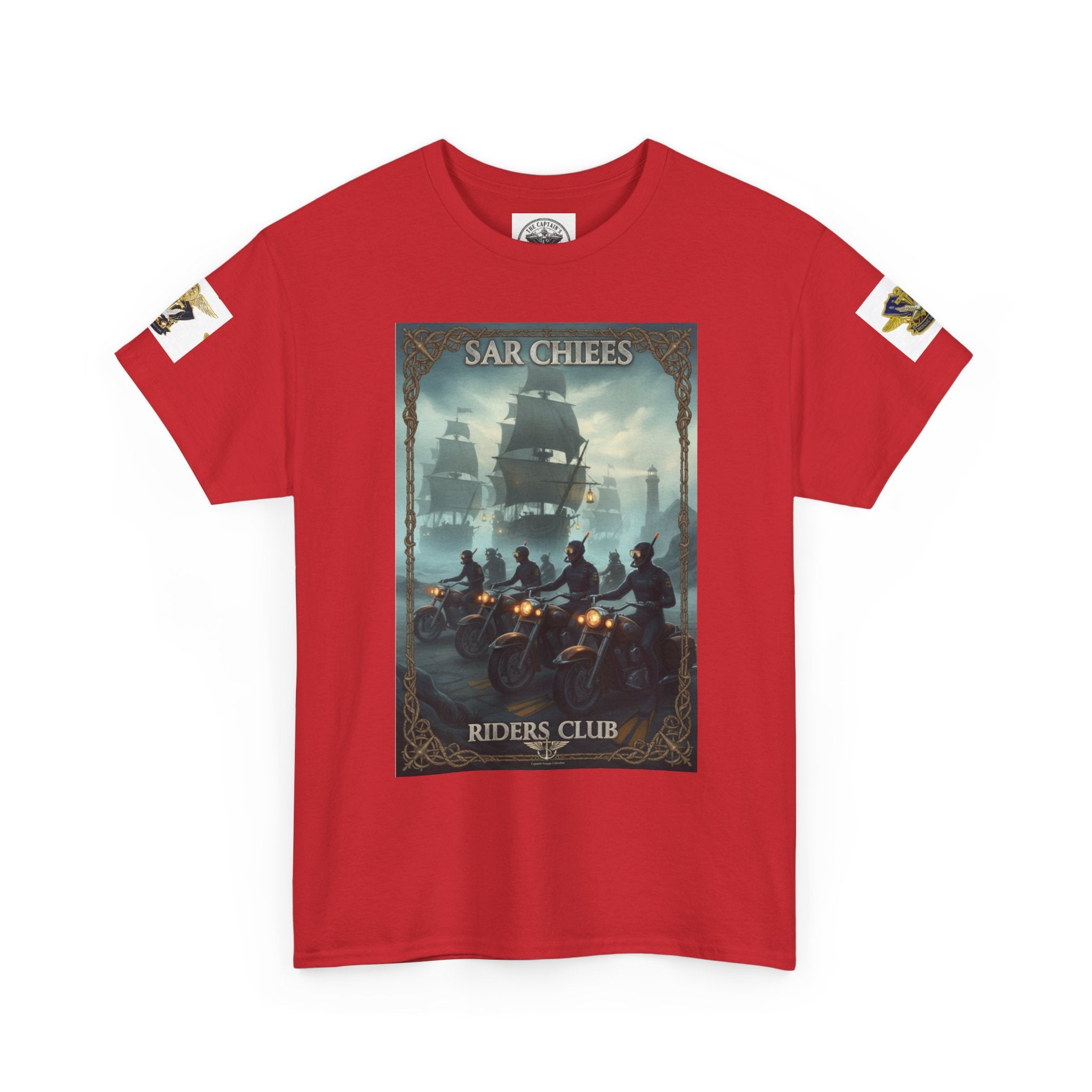 Military Rescue Crew T-Shirt — SAR Chiefs Riders Club Graphic Tee