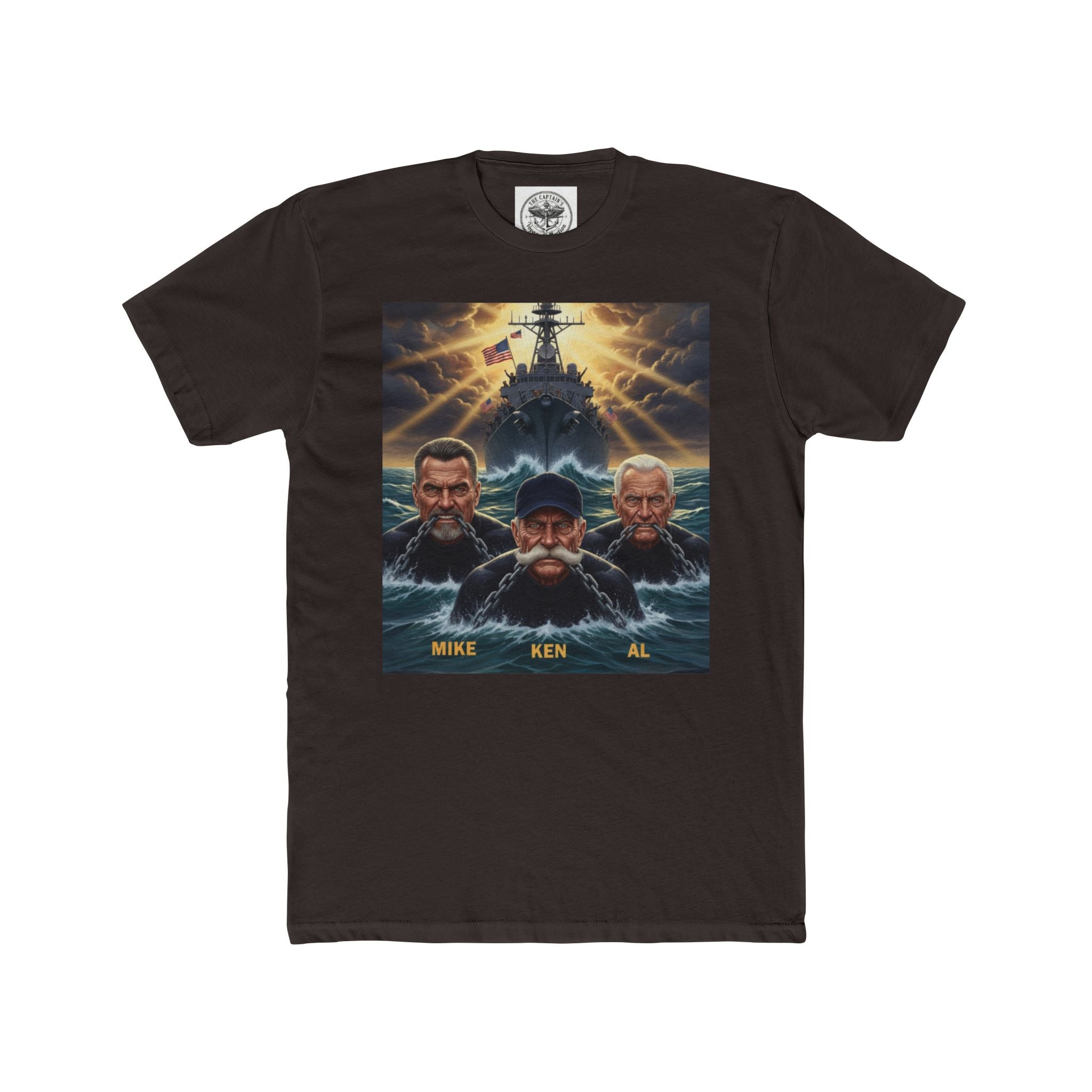 Shark Attack Movie Poster T-Shirt — Retro Action Film Tee (Mike Ken Al)