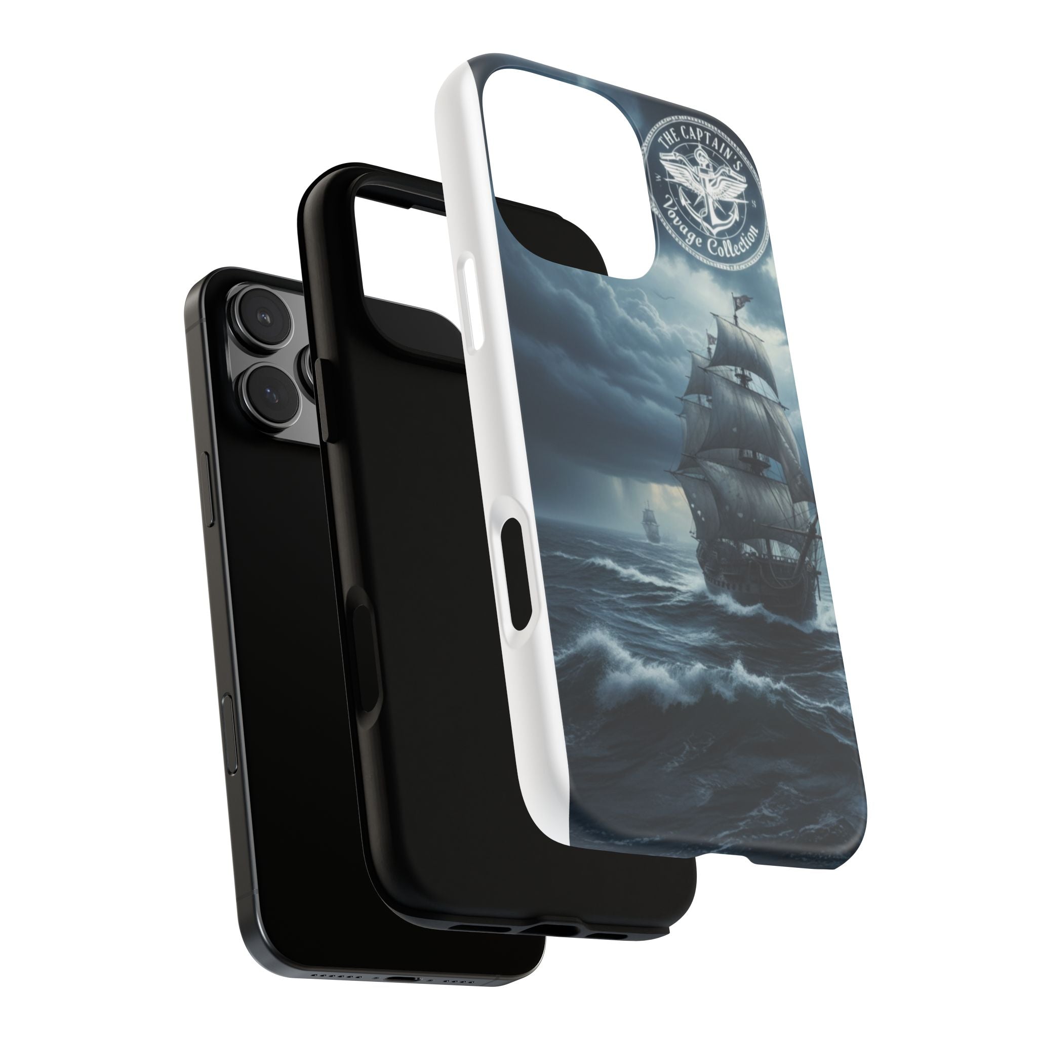 Stormy Seas Ship Phone Case – Nautical Pirate Sailing iPhone Cover