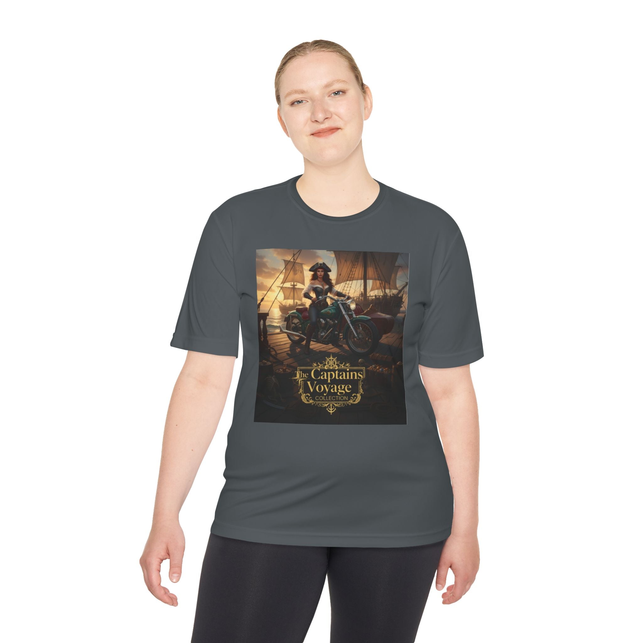 Captain's Voyage Graphic Tee – Nautical Pirate Ship T-Shirt
