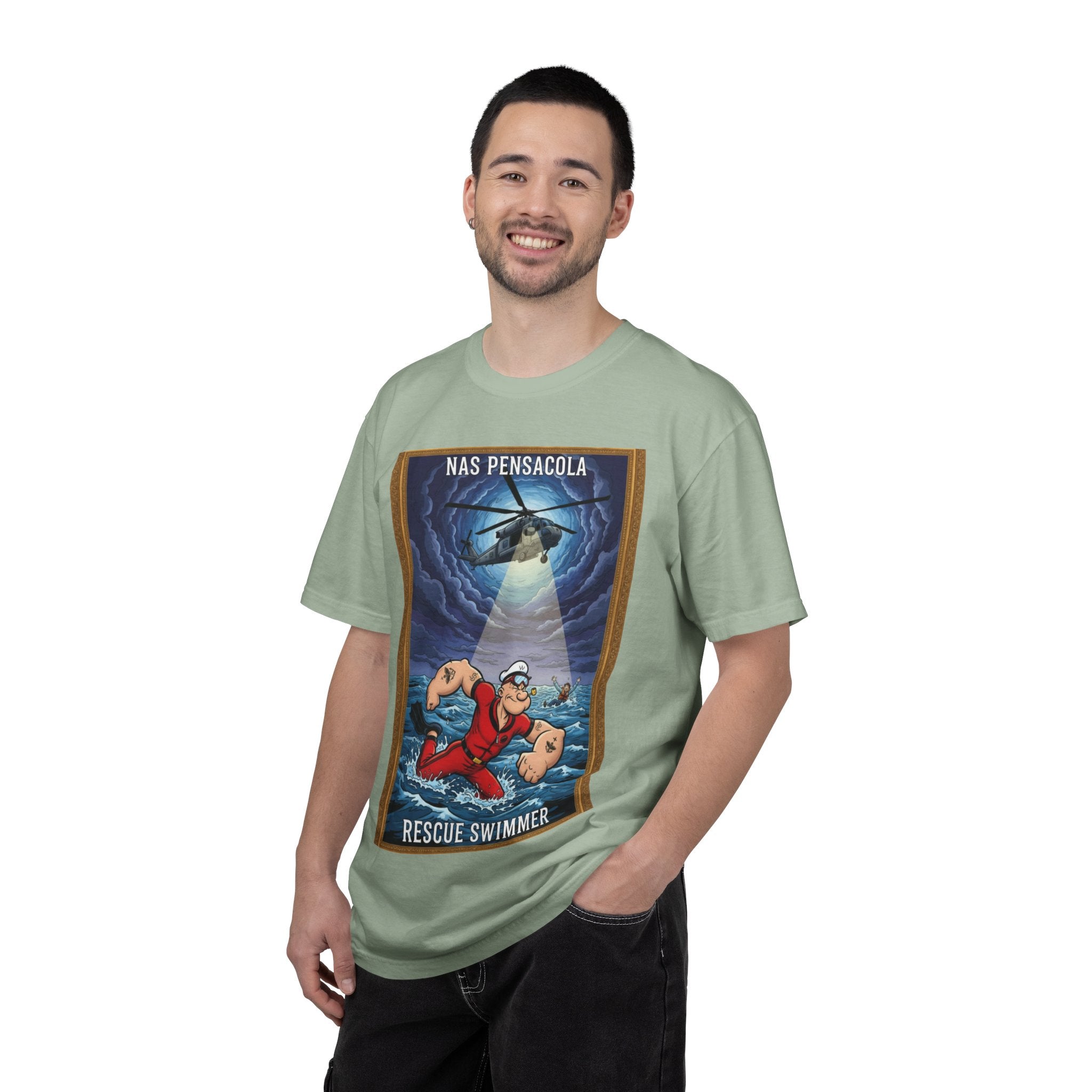Rescue Swimmer T-Shirt — NAS Pensacola Helicopter Rescue Graphic Tee