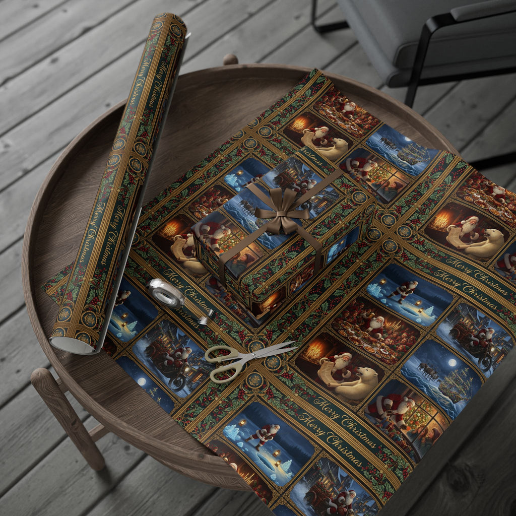 Wrapping Paper — Vintage Nutcracker Holiday Gift Wrap