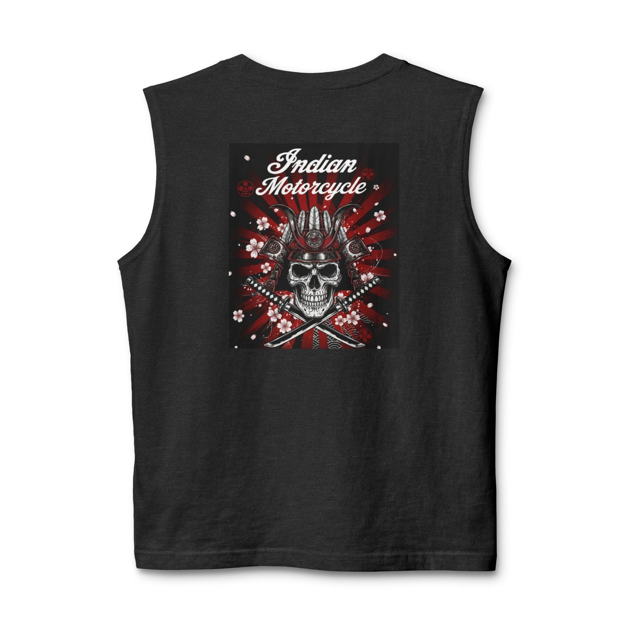Indian Motorcycle Skull Muscle Tank — Vintage Biker Tank Top