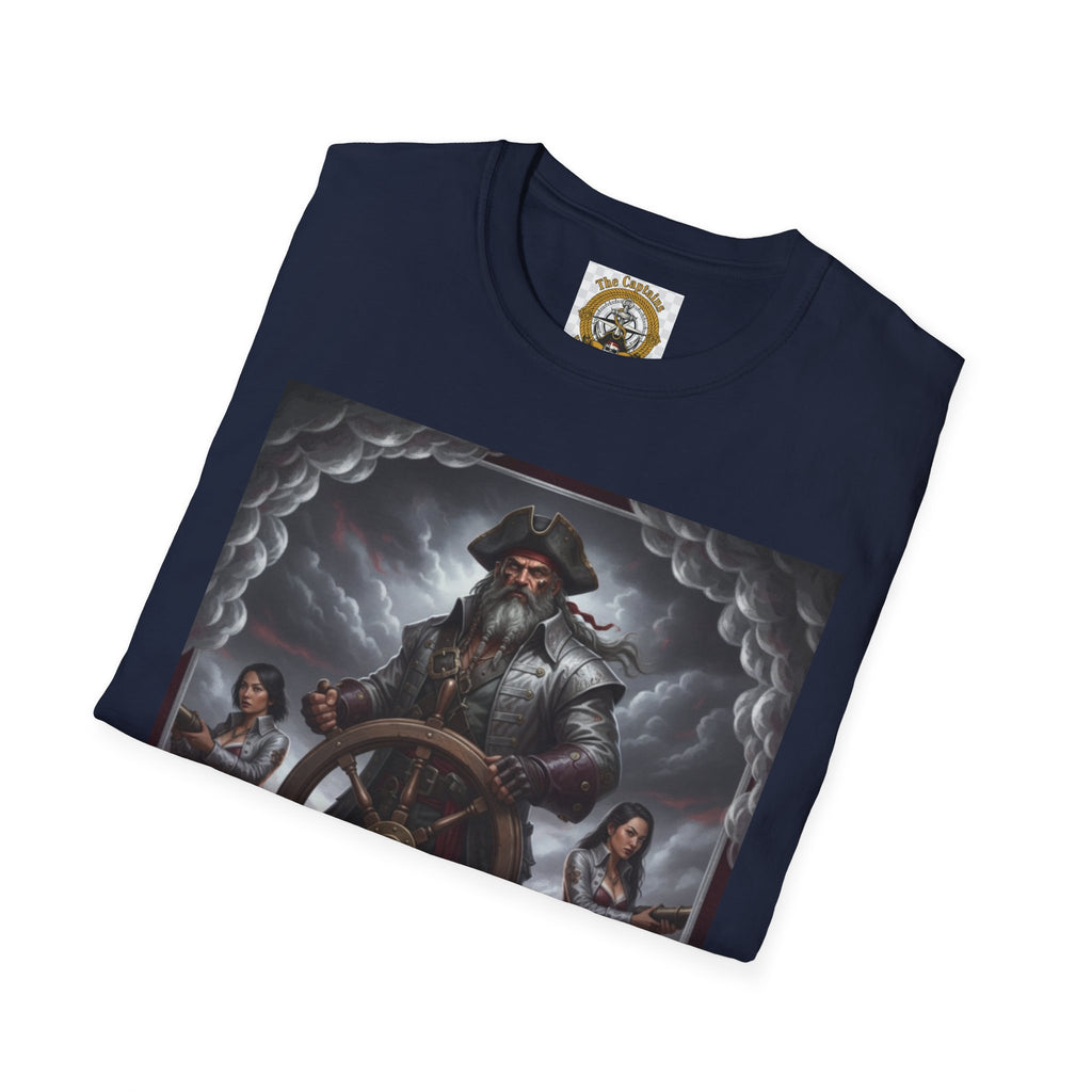 Pirate Captain T-Shirt — Vintage Nautical Adventure Graphic Tee