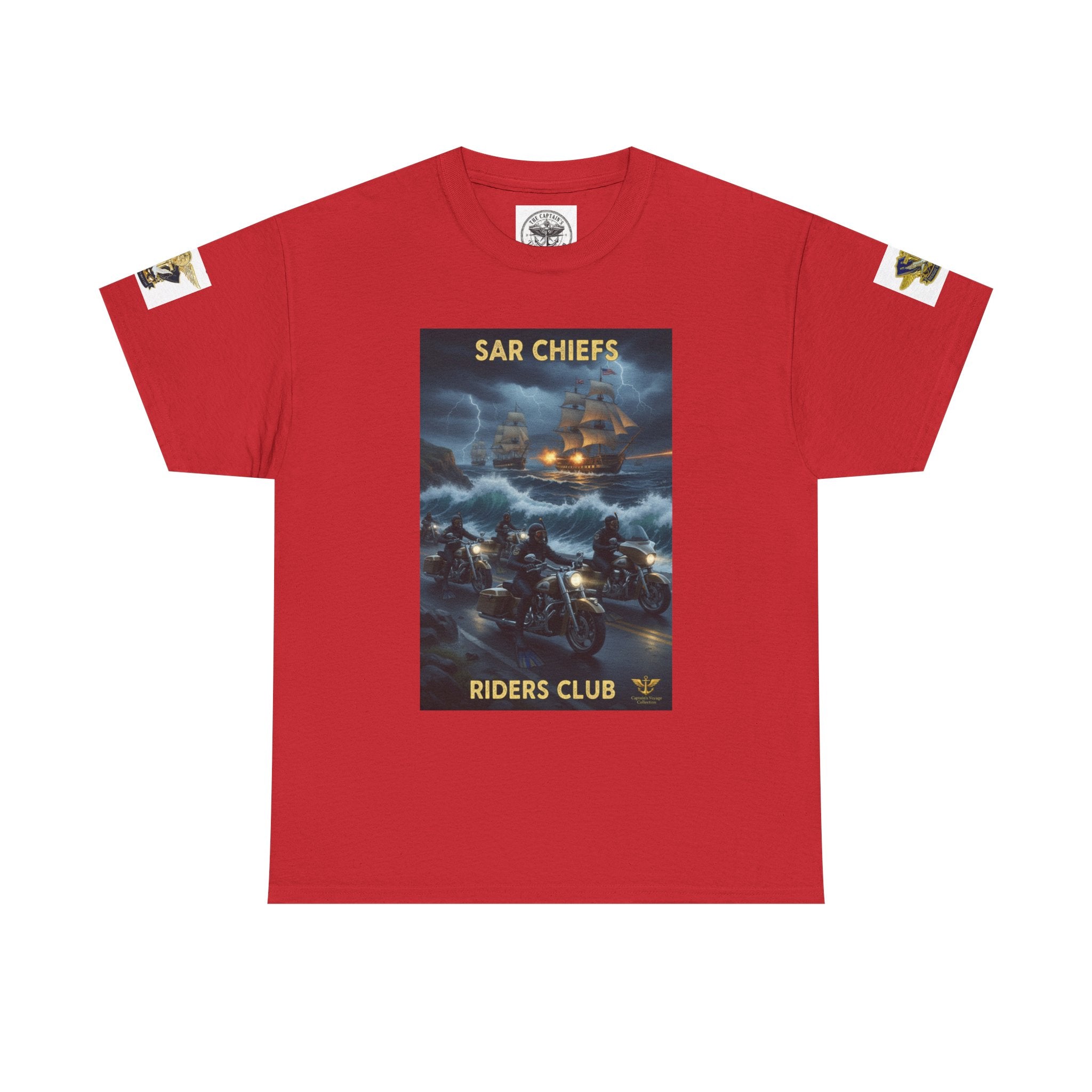 SAR Chiefs Riders Club Tee — NAS Pensacola Helicopter Rescue Graphic Shirt