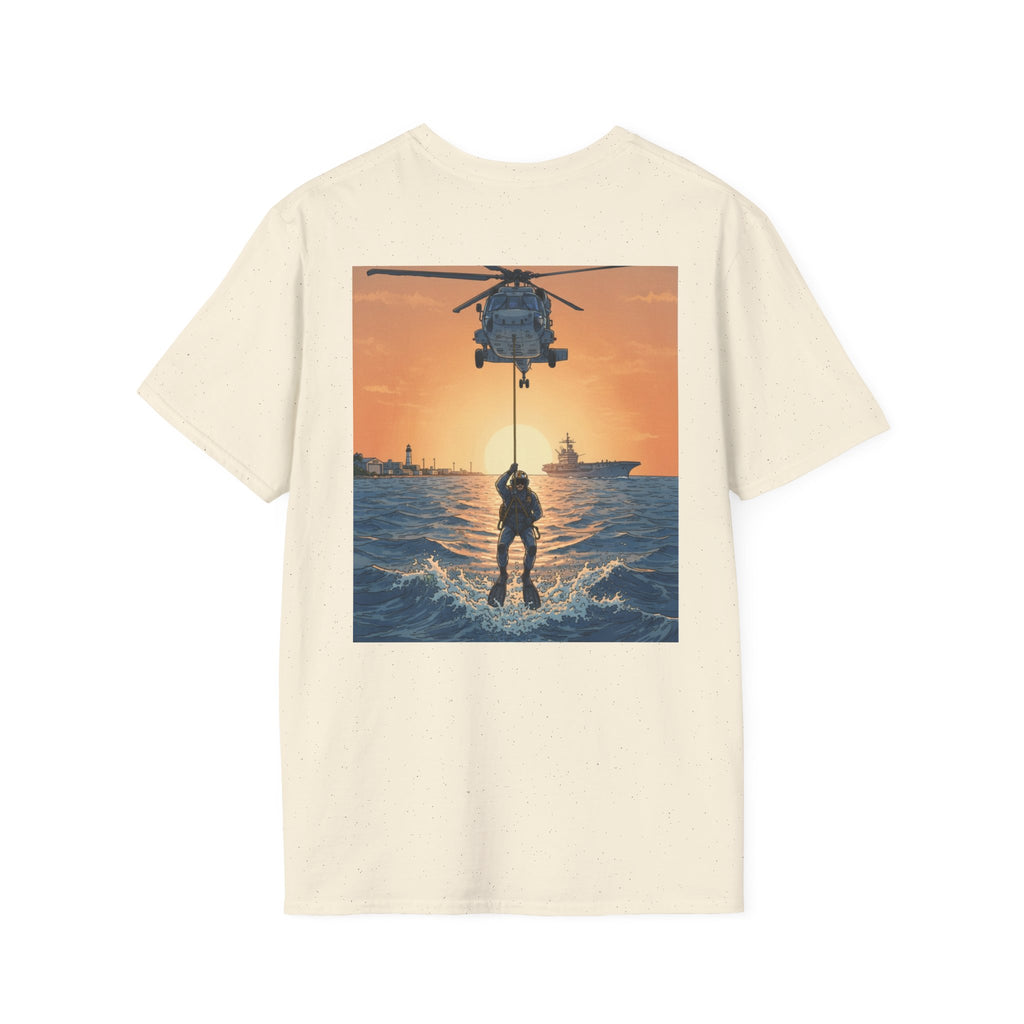 Copy of NAS Pensacola Rescue Crew T-Shirt — Navy SAR Helicopter Search & Rescue Tee