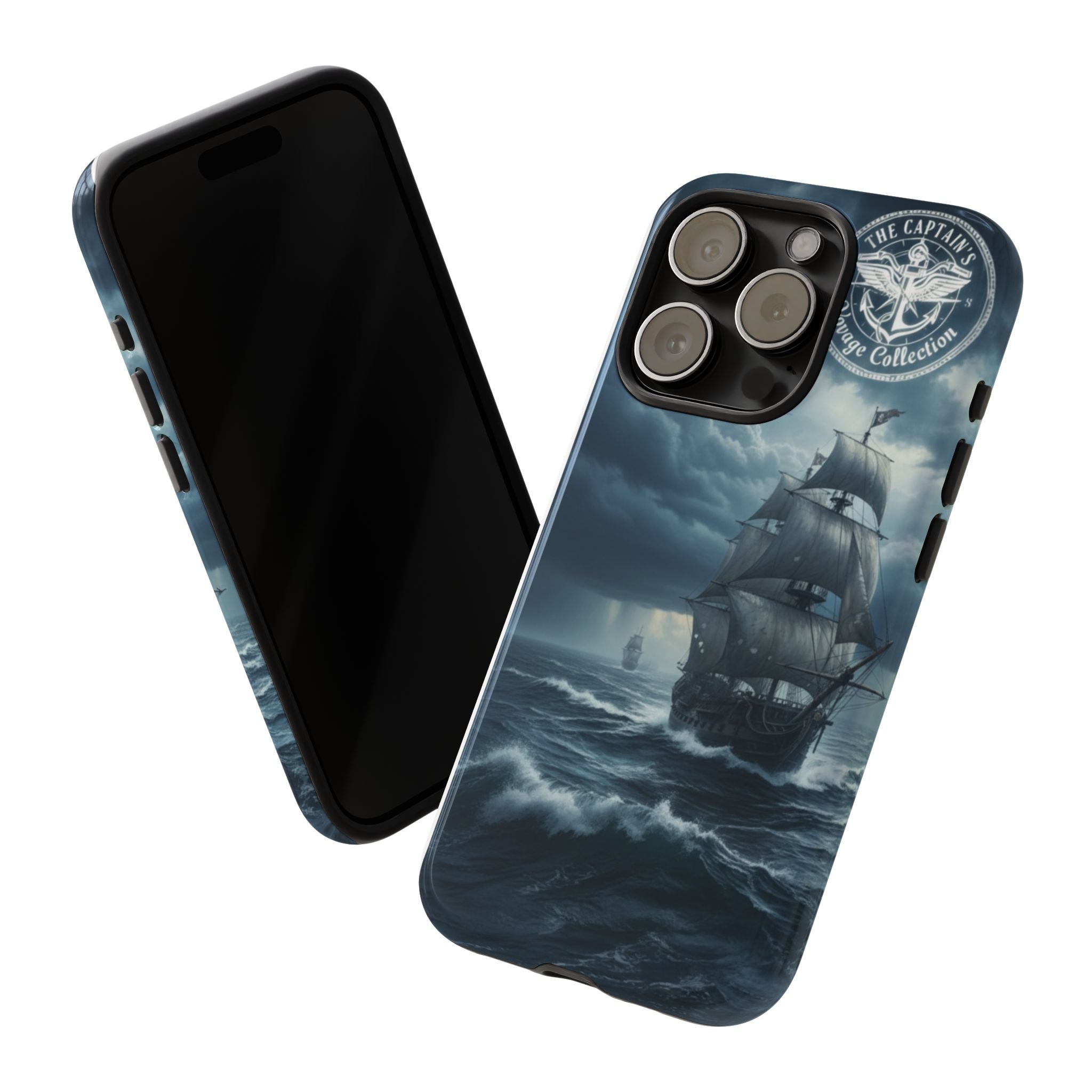 Stormy Seas Ship Phone Case – Nautical Pirate Sailing iPhone Cover