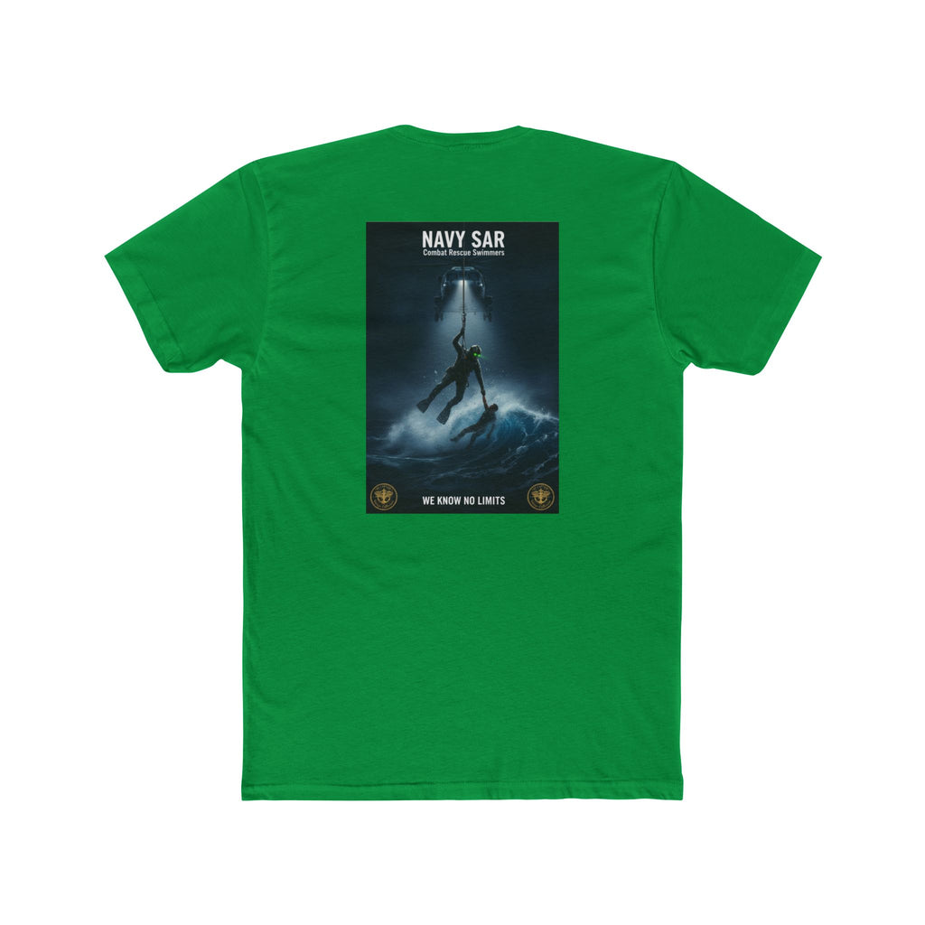 Navy SAR Combat Rescue Swimmers Graphic Tee — "We Know No Limits"
