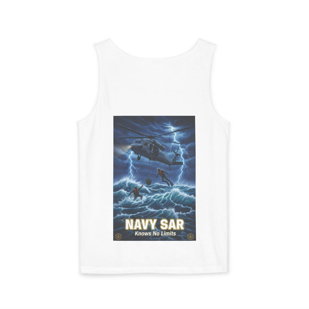 Navy SAR Tank Top — "We Know No Limits" Combat Rescue Swimmers