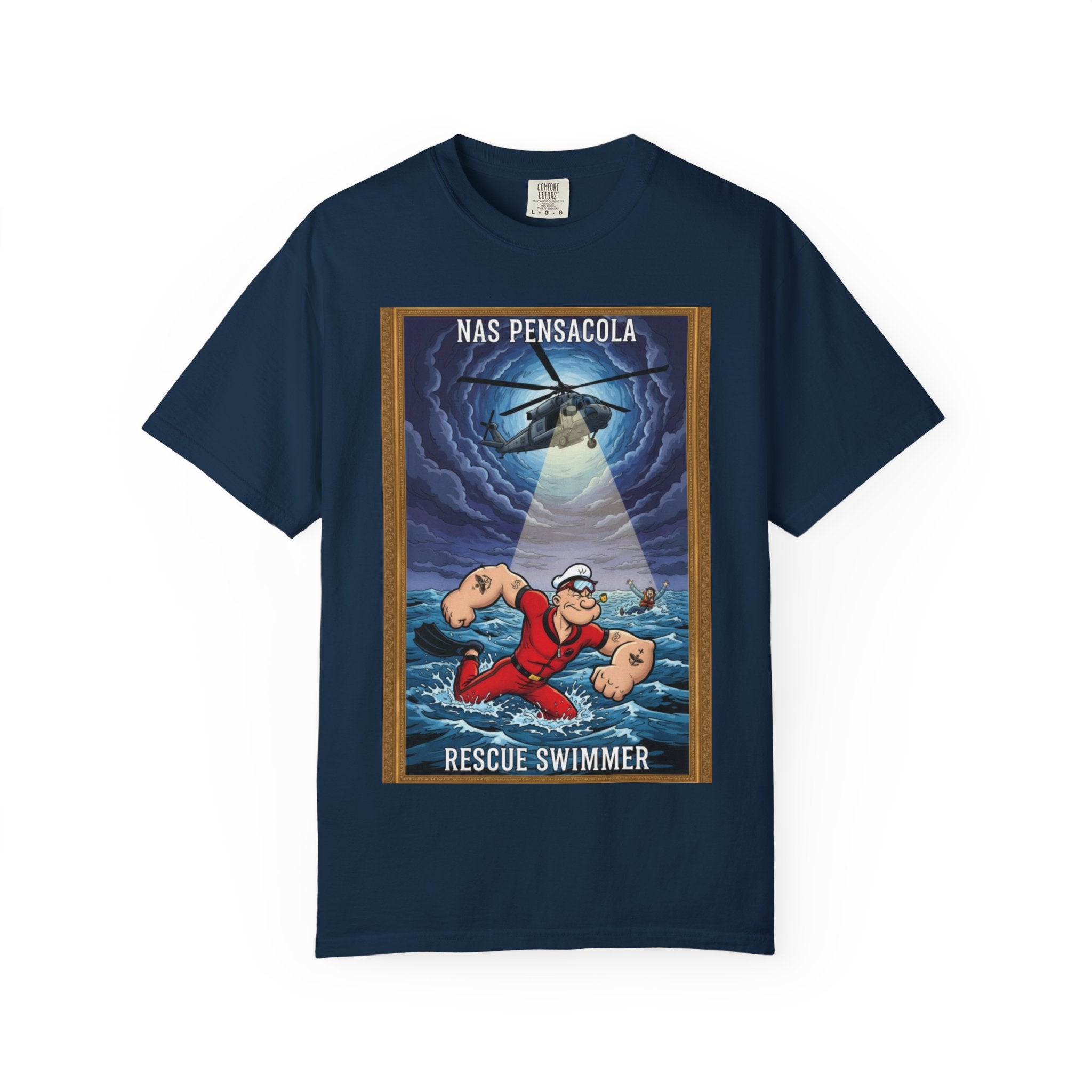 Rescue Swimmer T-Shirt — NAS Pensacola Helicopter Rescue Graphic Tee
