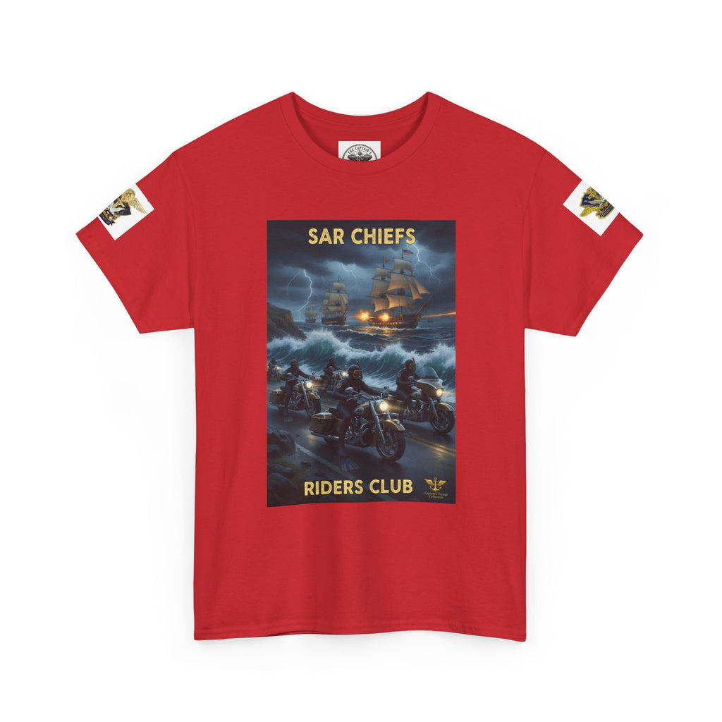 SAR Chiefs Riders Club Tee — NAS Pensacola Helicopter Rescue Graphic Shirt
