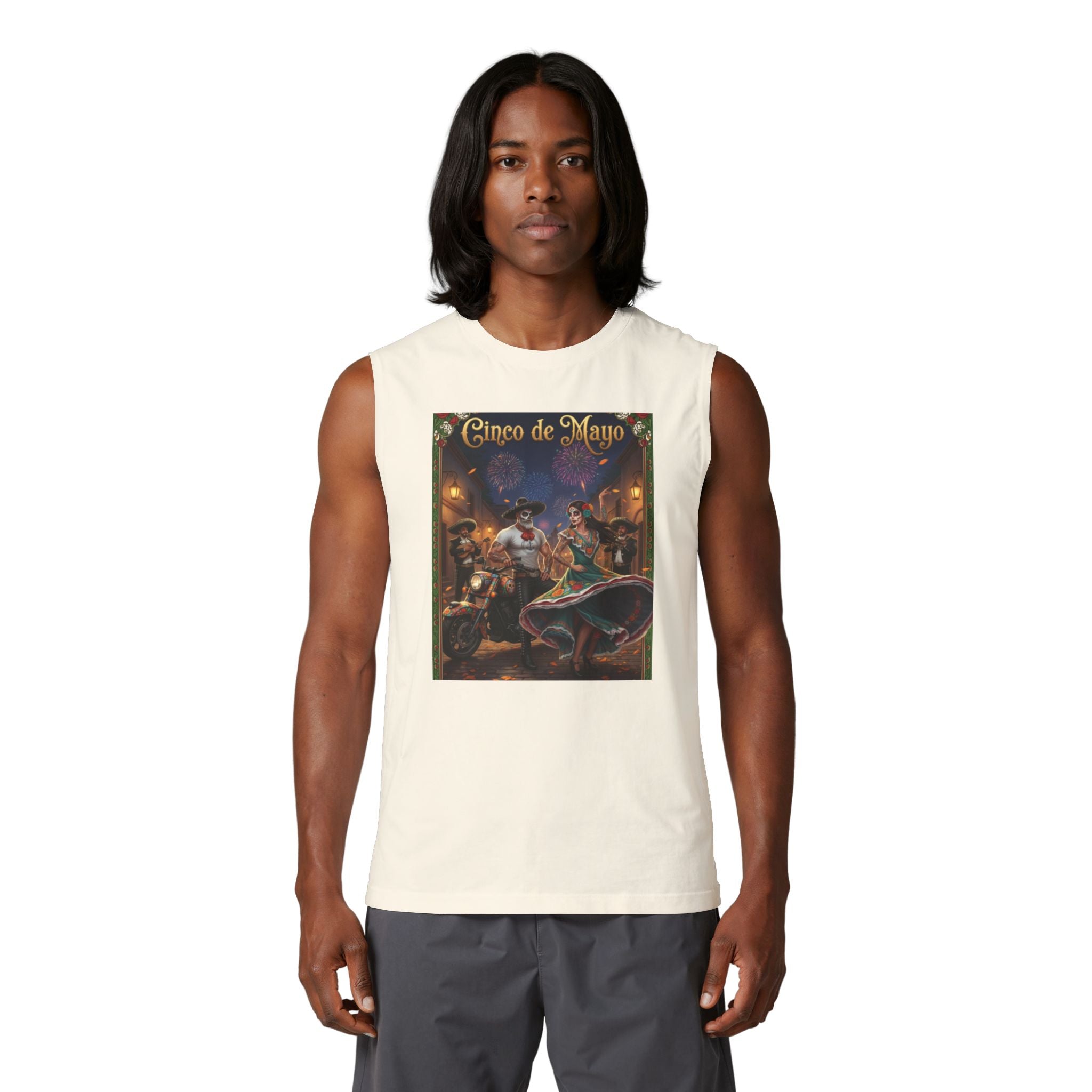 Cinco de Mayo Muscle Tank — Festive Mexican Dance Day Tank Top