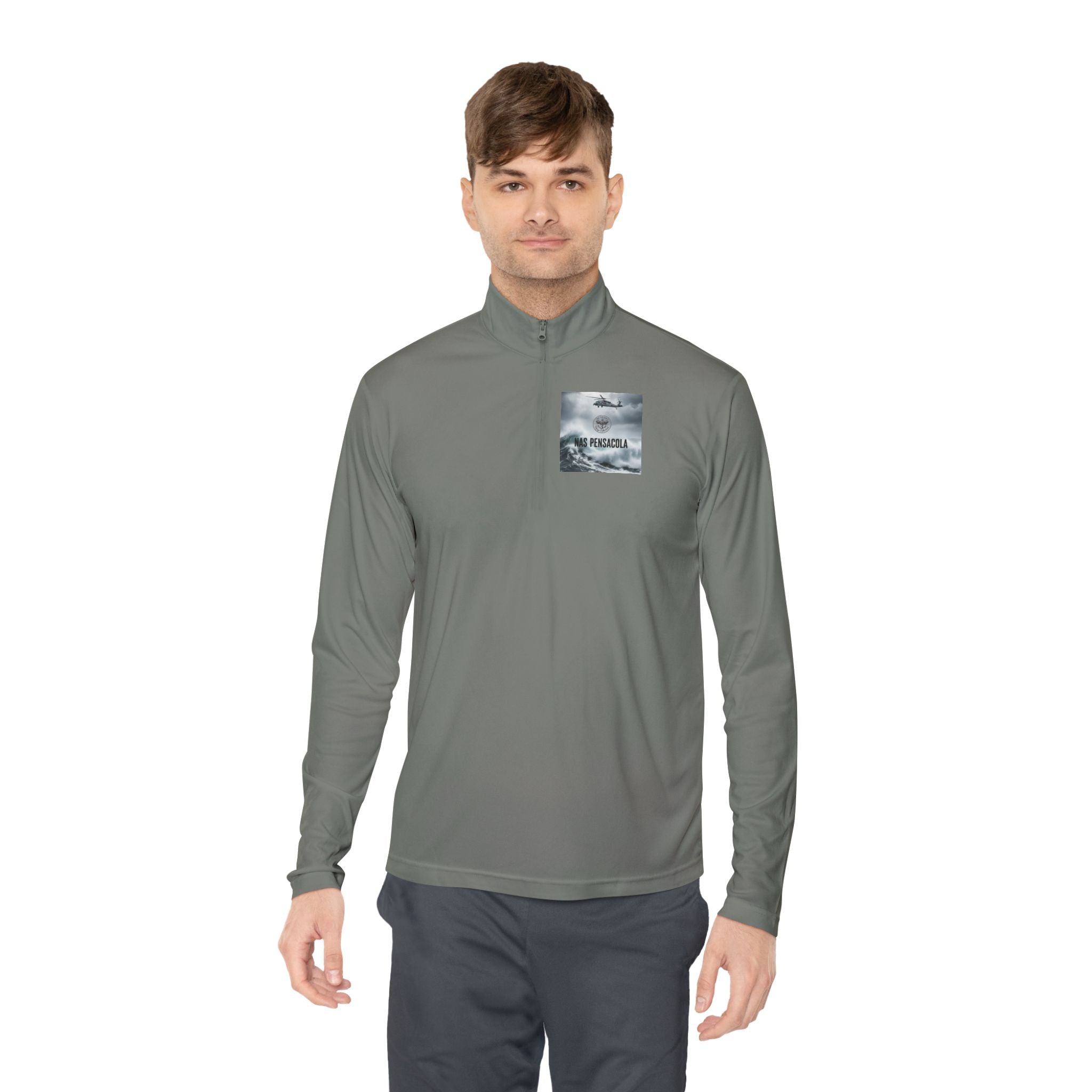 NAS Pensacola Military Rescue Quarter-Zip Pullover