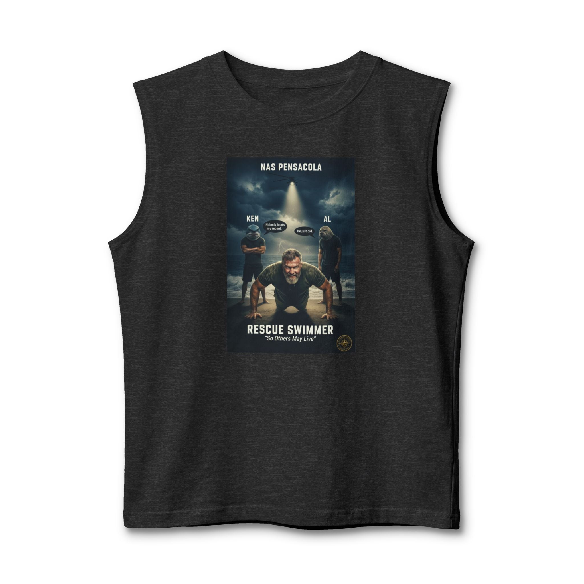 Rescue Swimmer Muscle Tank — Military Search & Rescue Tribute