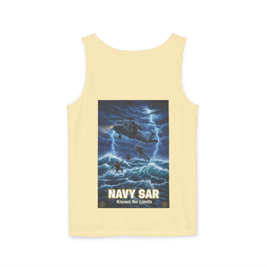 Navy SAR Tank Top — "We Know No Limits" Combat Rescue Swimmers