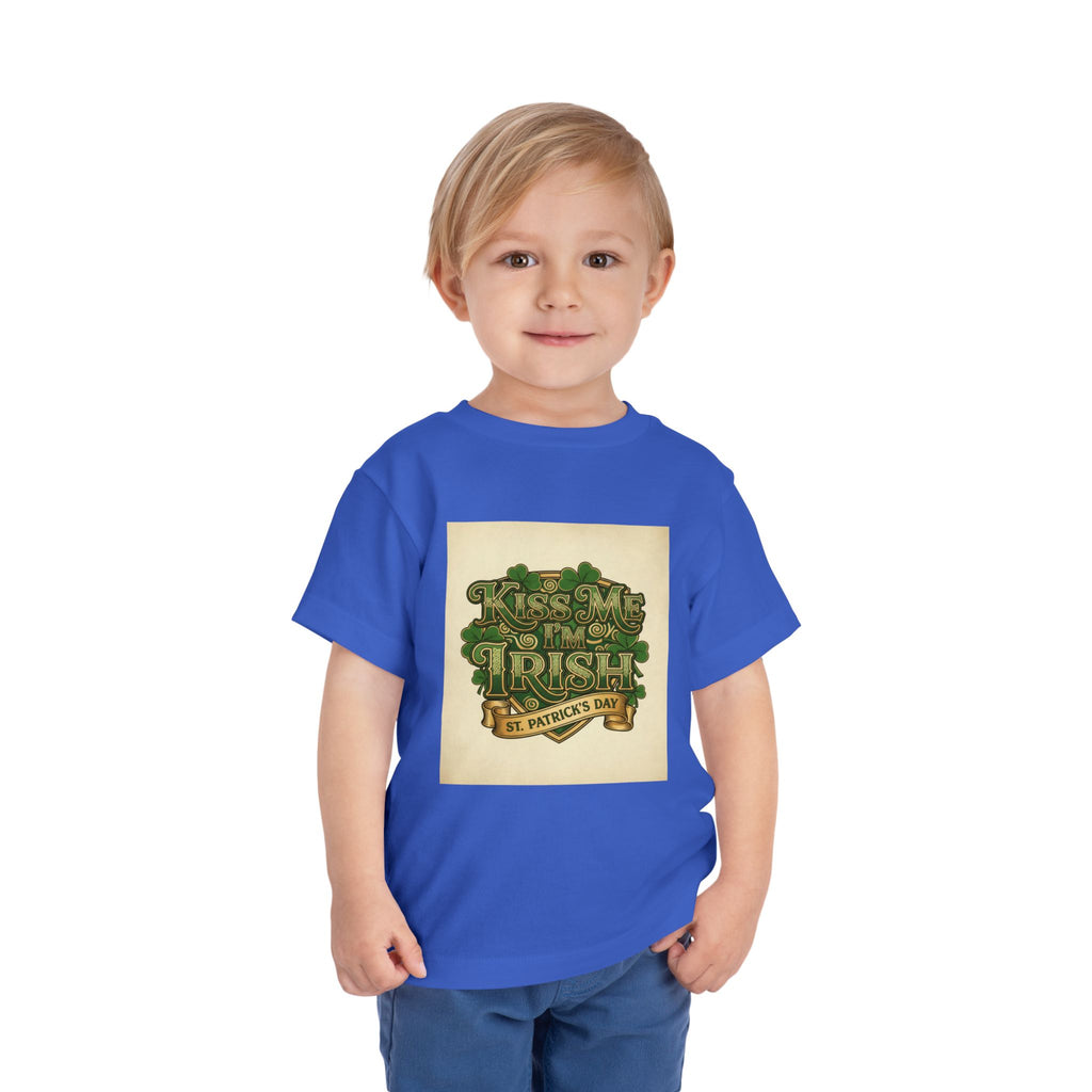 Toddler Tee — "Kiss Me I'm Irish" St. Patrick's Day Shirt