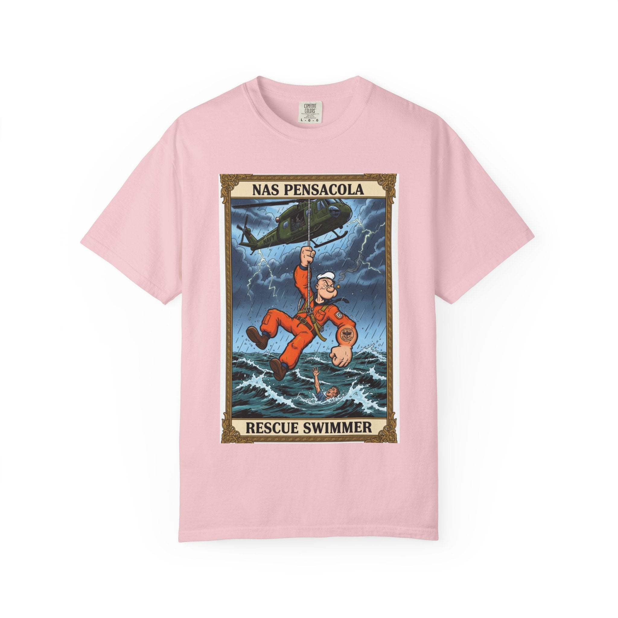 Rescue Swimmer T-Shirt – NAS Pensacola Vintage Lifesaver Tee