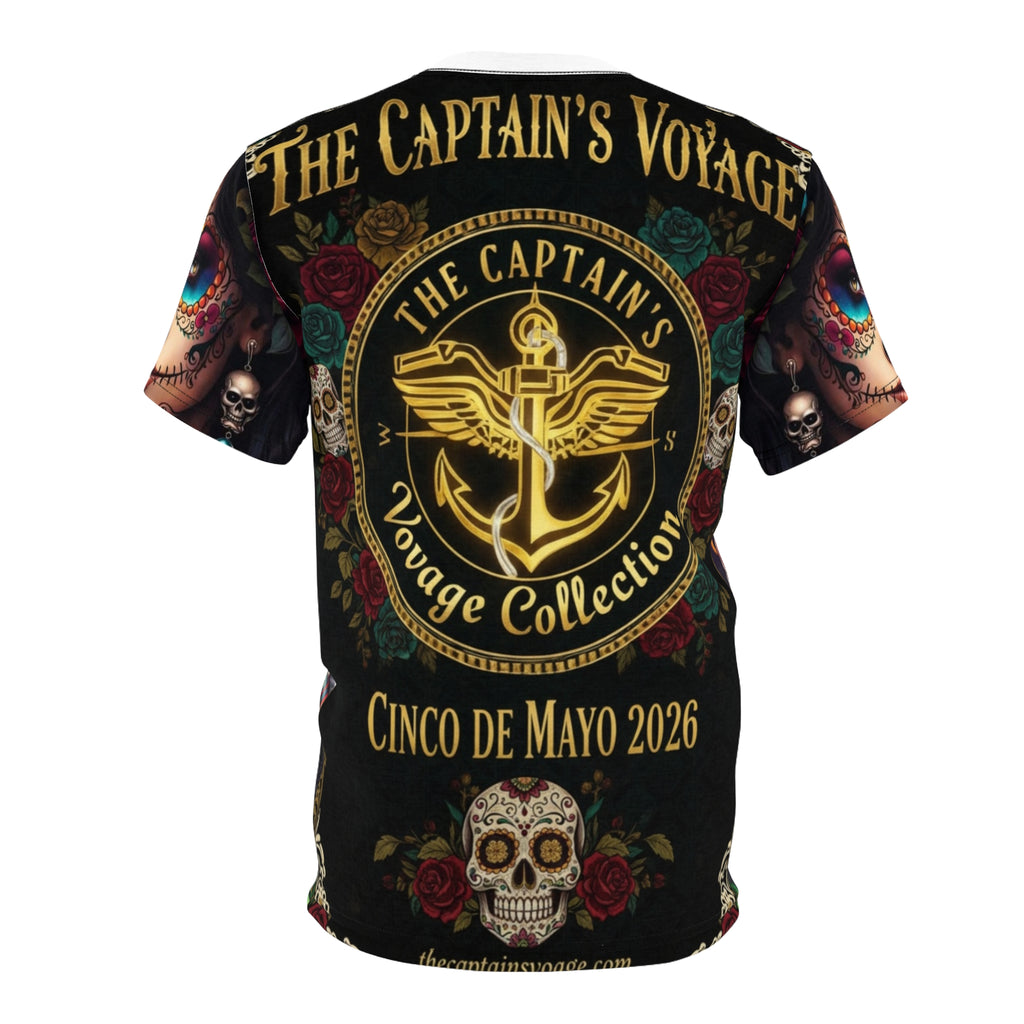 Day of the Dead Motorcycle Tee — Día de los Muertos Sugar Skull Rider Shirt