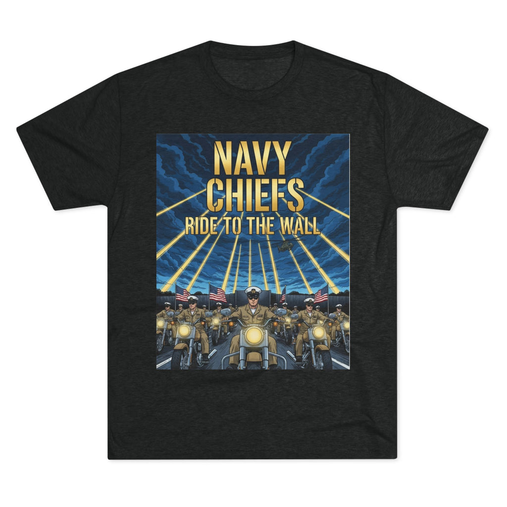 Navy Chiefs Ride to the Wall T-Shirt — "2nd Option... FAFO" Veteran Tribute Tee