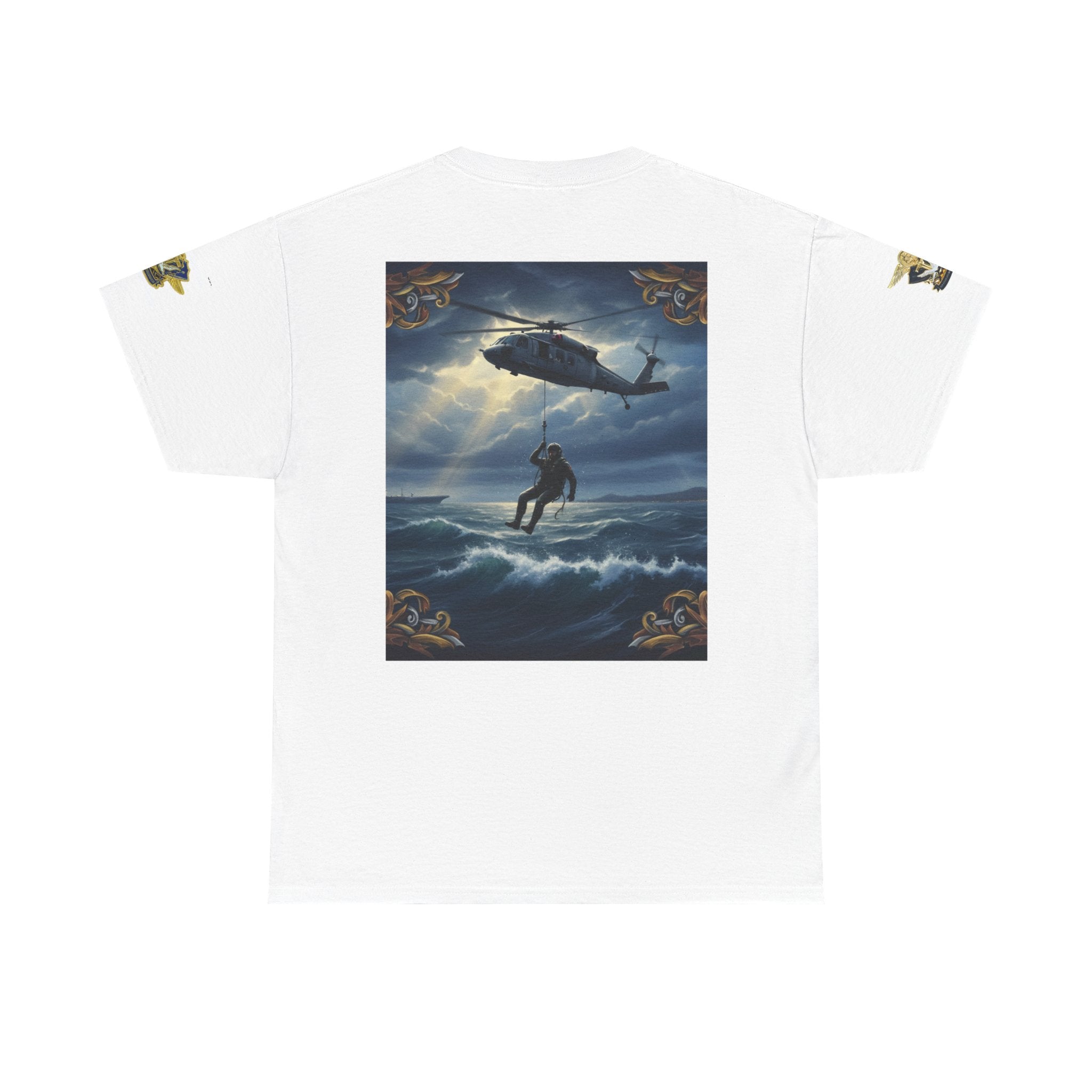 Military Rescue Crew T-Shirt — SAR Chiefs Riders Club Graphic Tee
