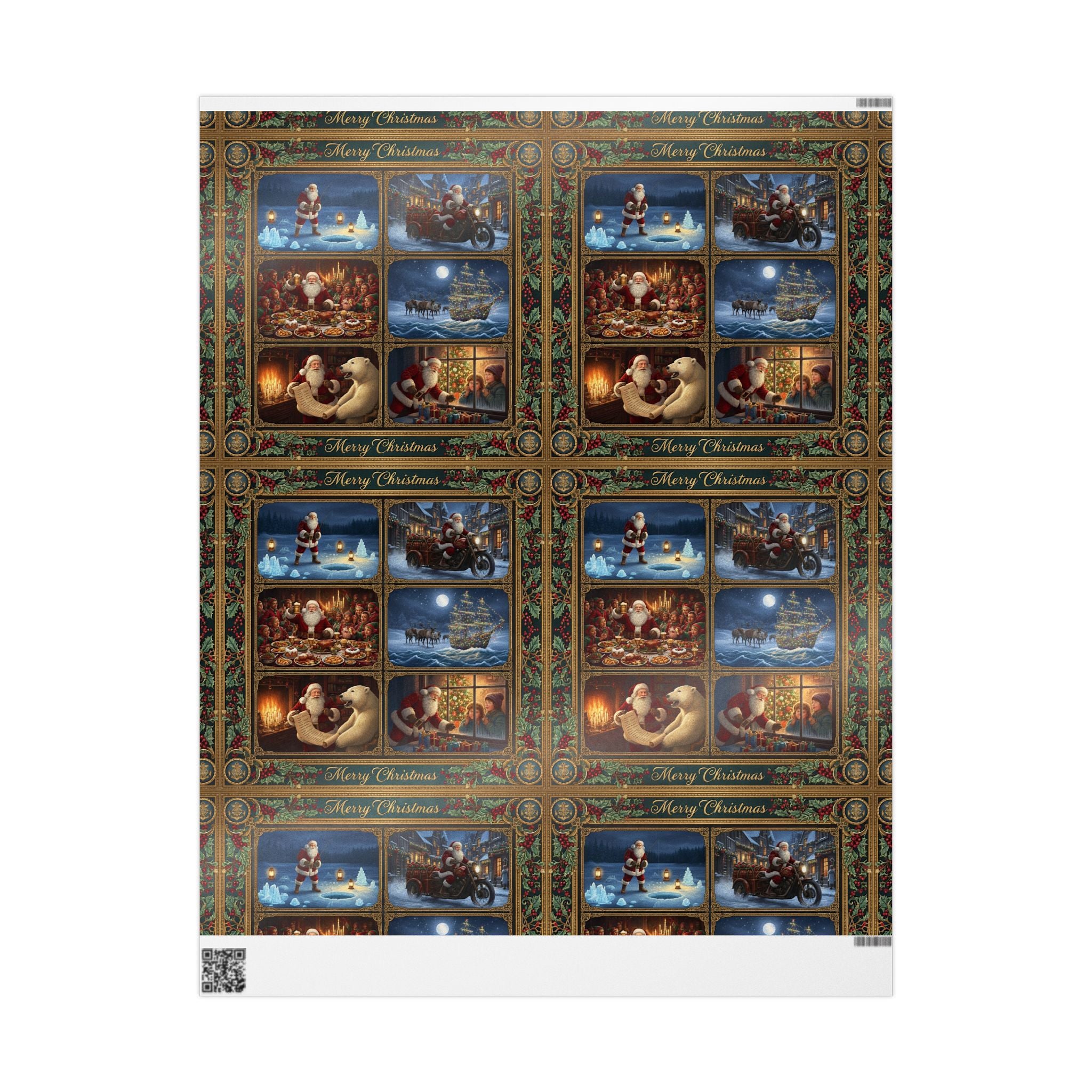 Wrapping Paper — Vintage Nutcracker Holiday Gift Wrap