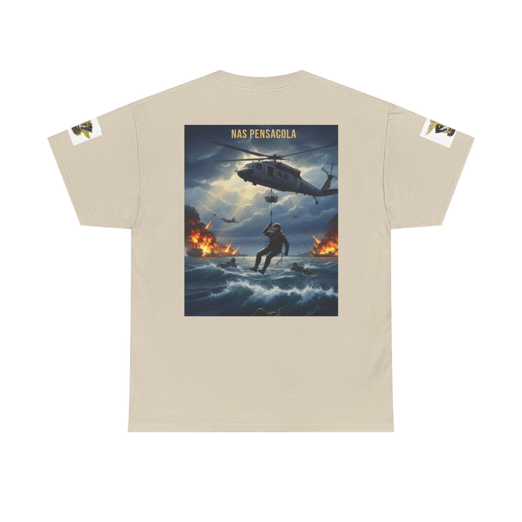 SAR Chiefs Riders Club Tee — NAS Pensacola Helicopter Rescue Graphic Shirt