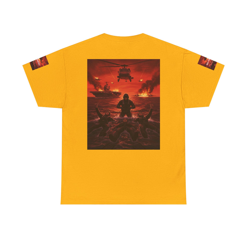 Rescue Swimmer Graphic Tee — NAS Pensacola Military Helicopter Design