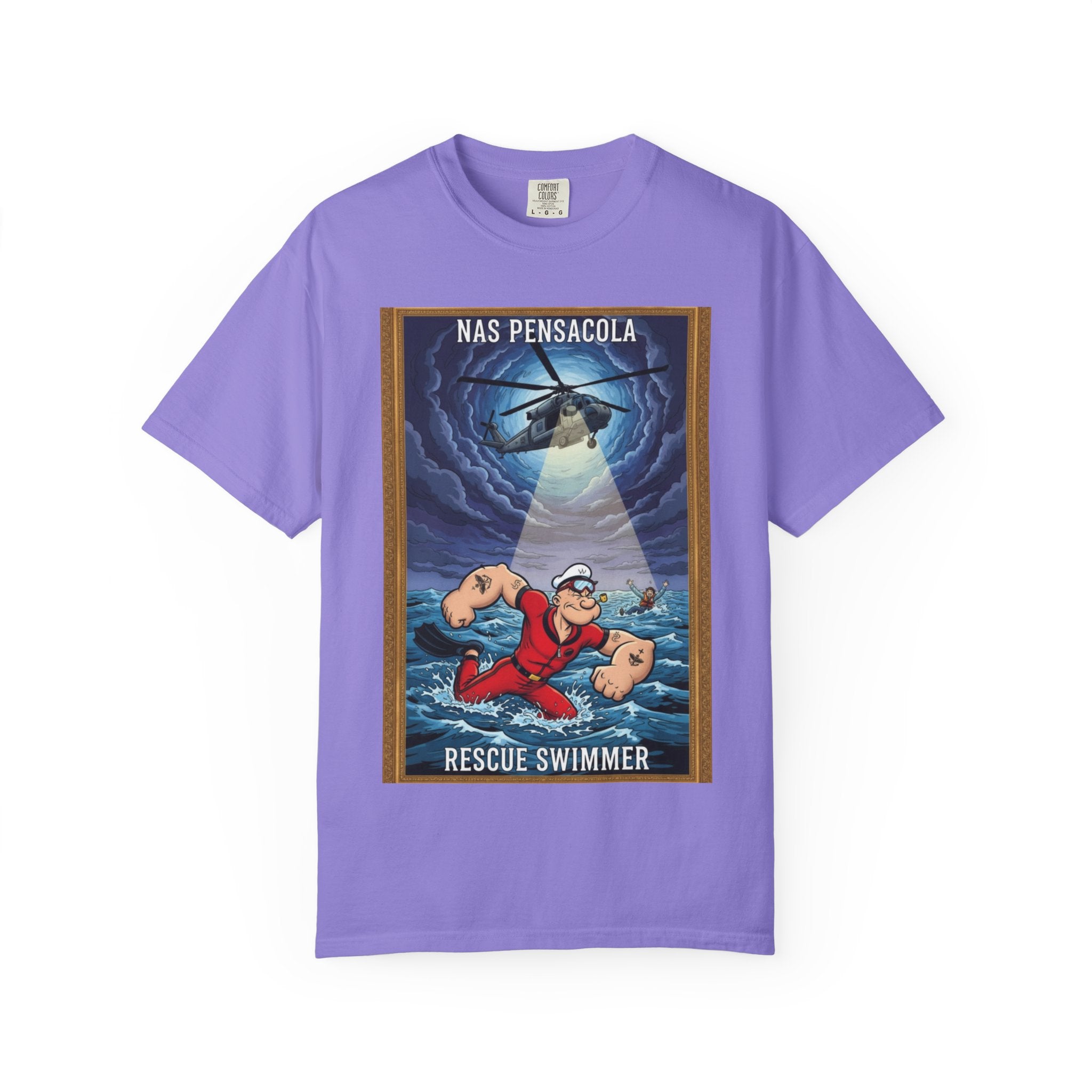 Rescue Swimmer T-Shirt — NAS Pensacola Helicopter Rescue Graphic Tee