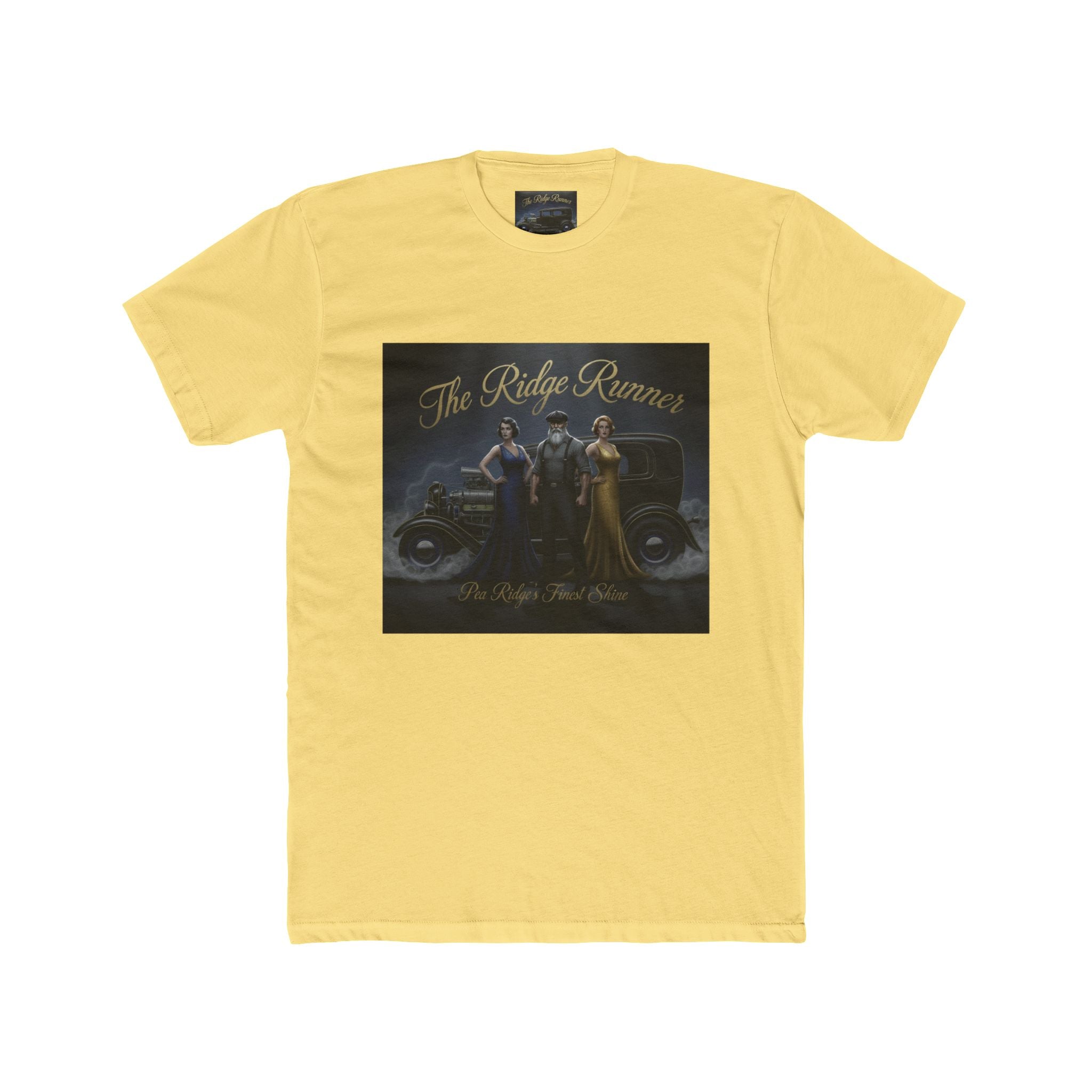 Vintage 'The Ridge Runners' Car Club Tee — Retro 1930s Hot Rod Graphic Shirt