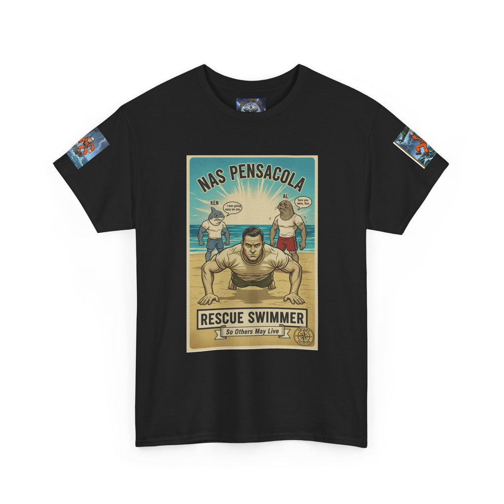 Rescue Swimmer Tee — NAS Pensacola Search & Rescue Helmet Tag T-Shirt