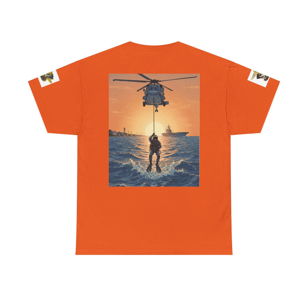 Military Rescue Riders Club T‑Shirt — SAR Chiefs Helicopter Tee