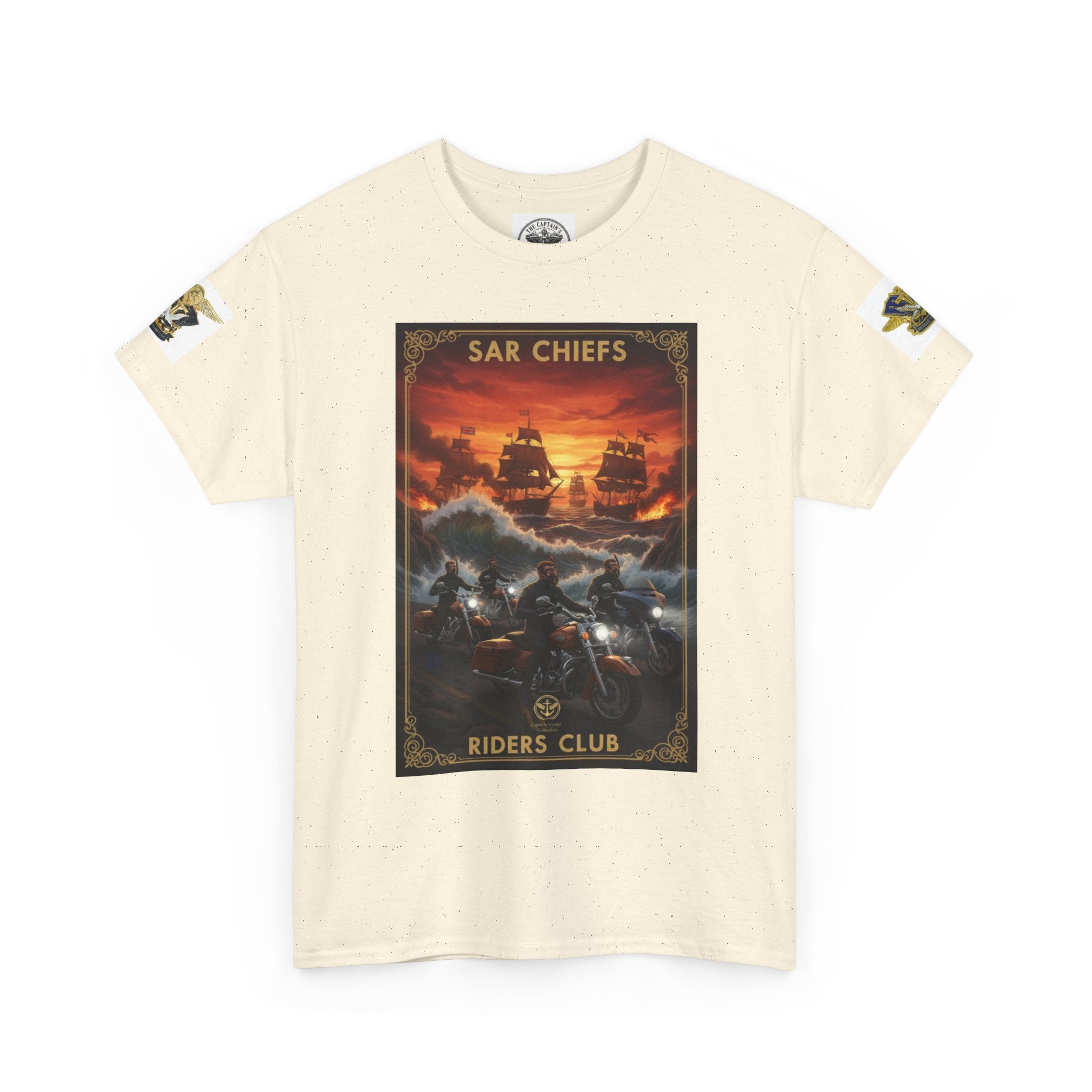 Military Rescue Riders Club T‑Shirt — SAR Chiefs Helicopter Tee
