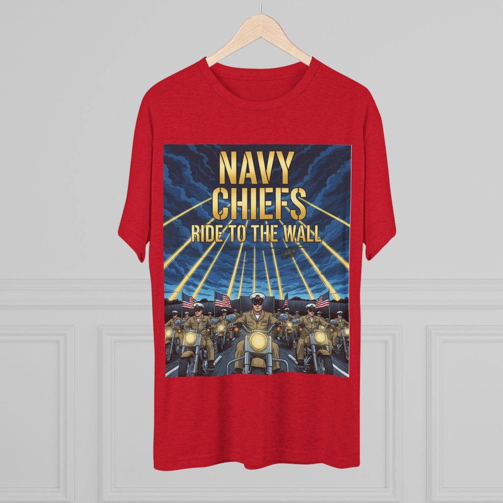 Navy Chiefs Ride to the Wall T-Shirt — "2nd Option... FAFO" Veteran Tribute Tee