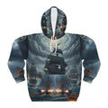 Stormy Pirate Ship Hoodie — Maritime Battle All-Over Print