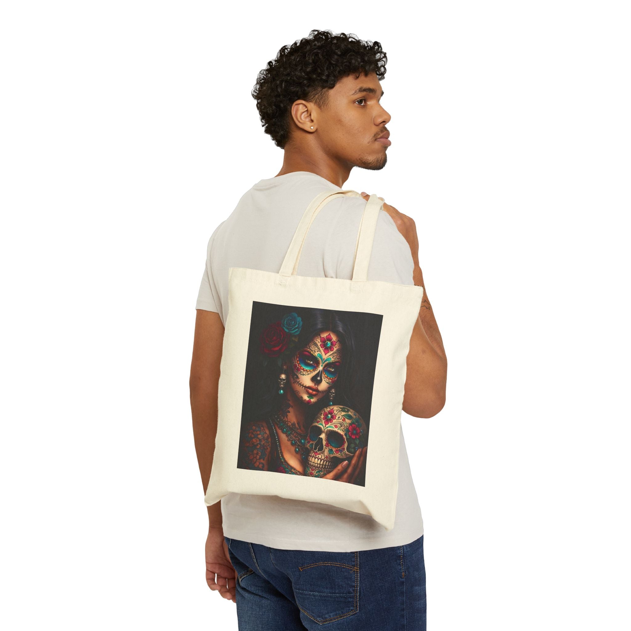 Day of the Dead Sugar Skull Tote