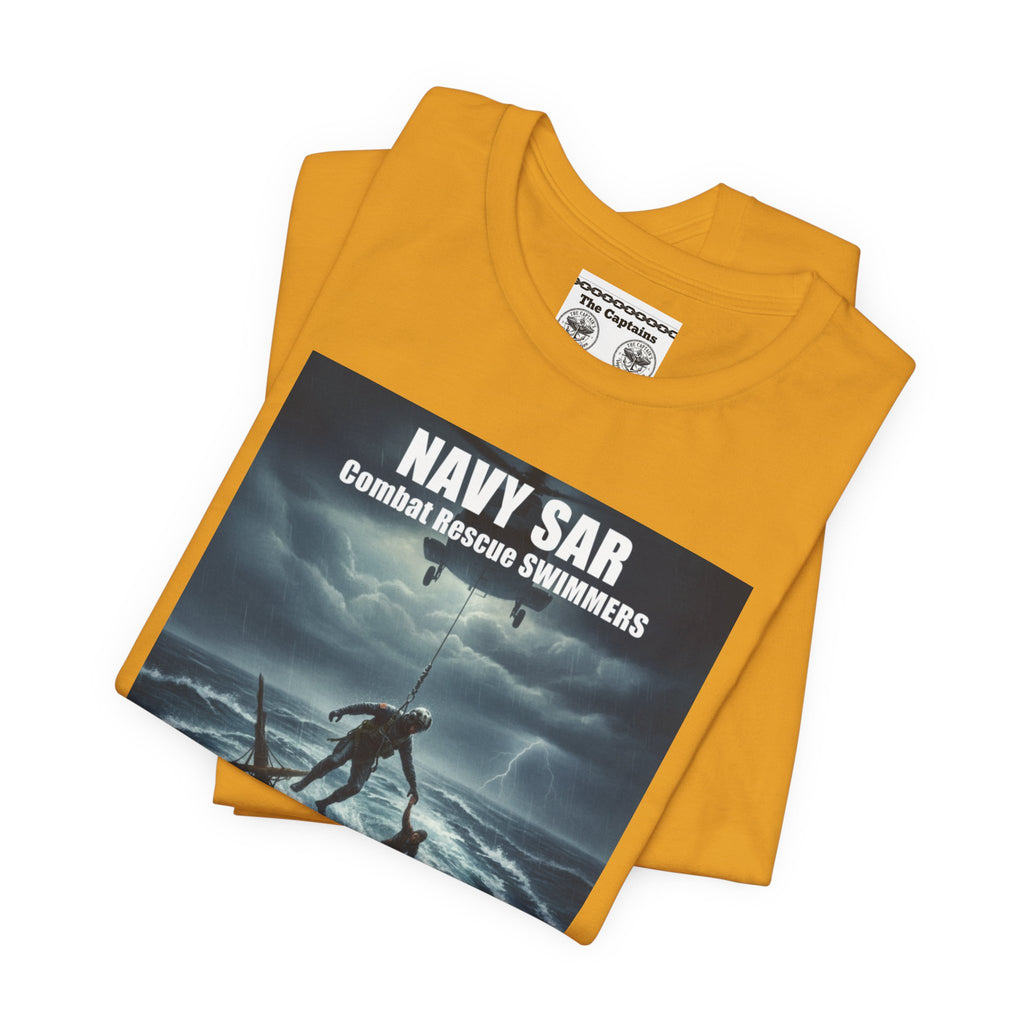 Navy SAR Combat Rescue Swimmers T-Shirt — "We Know No Limits"