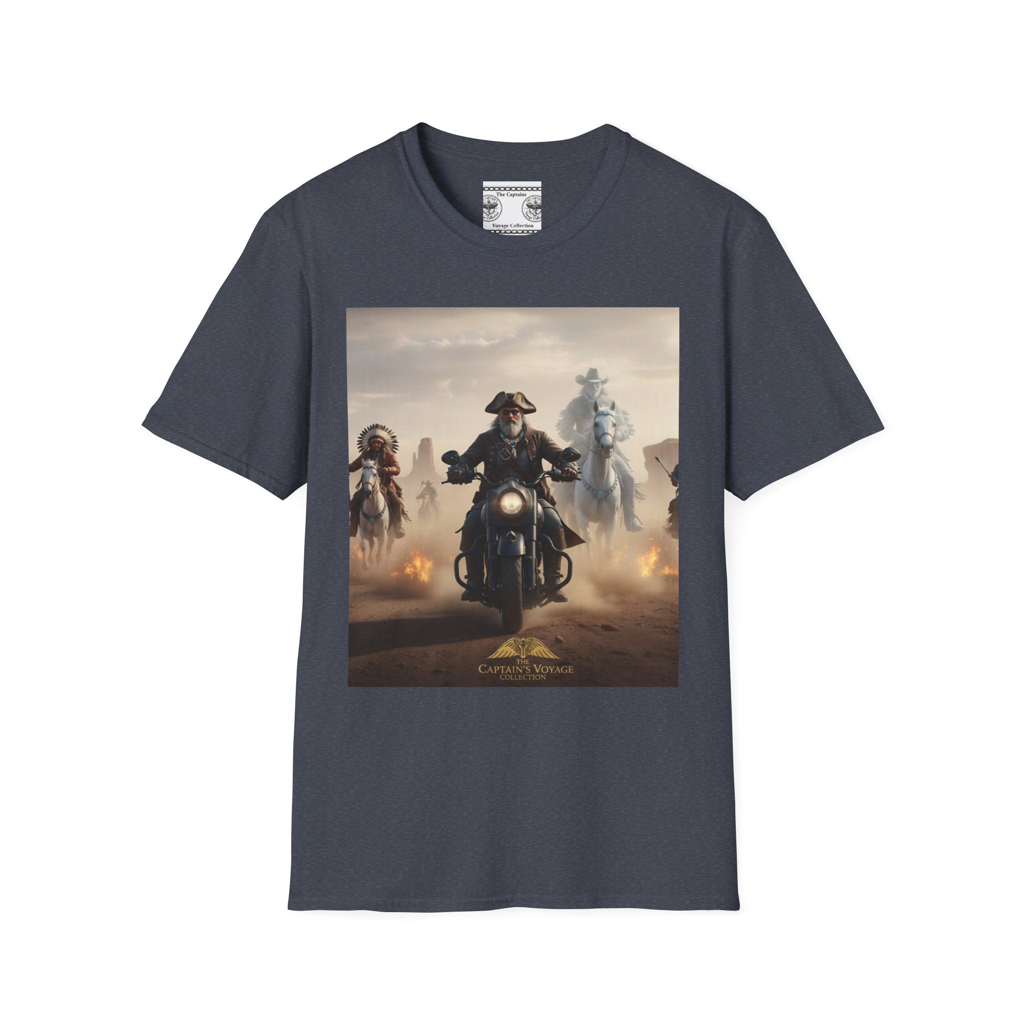 Captain's Voyage Motorcycle Pirate T-Shirt