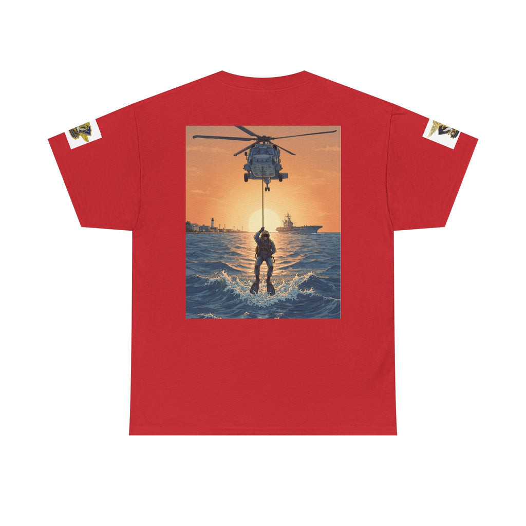 Military Rescue Riders Club T‑Shirt — SAR Chiefs Helicopter Tee