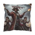 Pirate Captain Outdoor Pillow — Nautical Anchor "The Captain's Voyage Collection" Garden Cushion