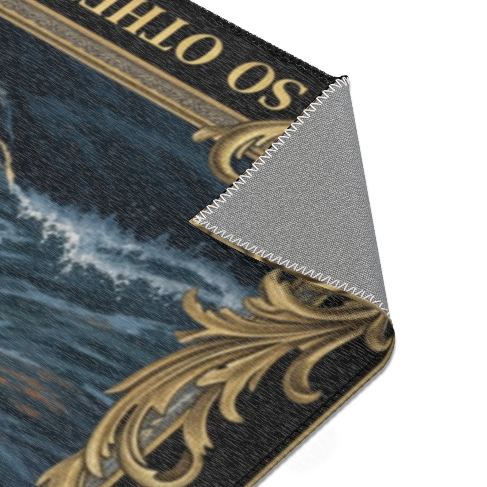 Rescue Scene Area Rug — "So Others May Live" Military Search & Rescue Decor