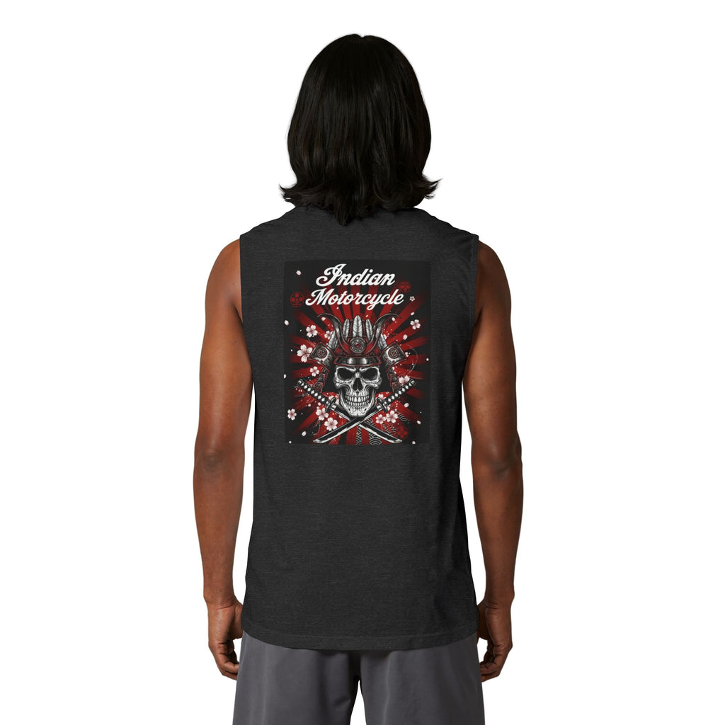 Indian Motorcycle Skull Muscle Tank — Vintage Biker Tank Top
