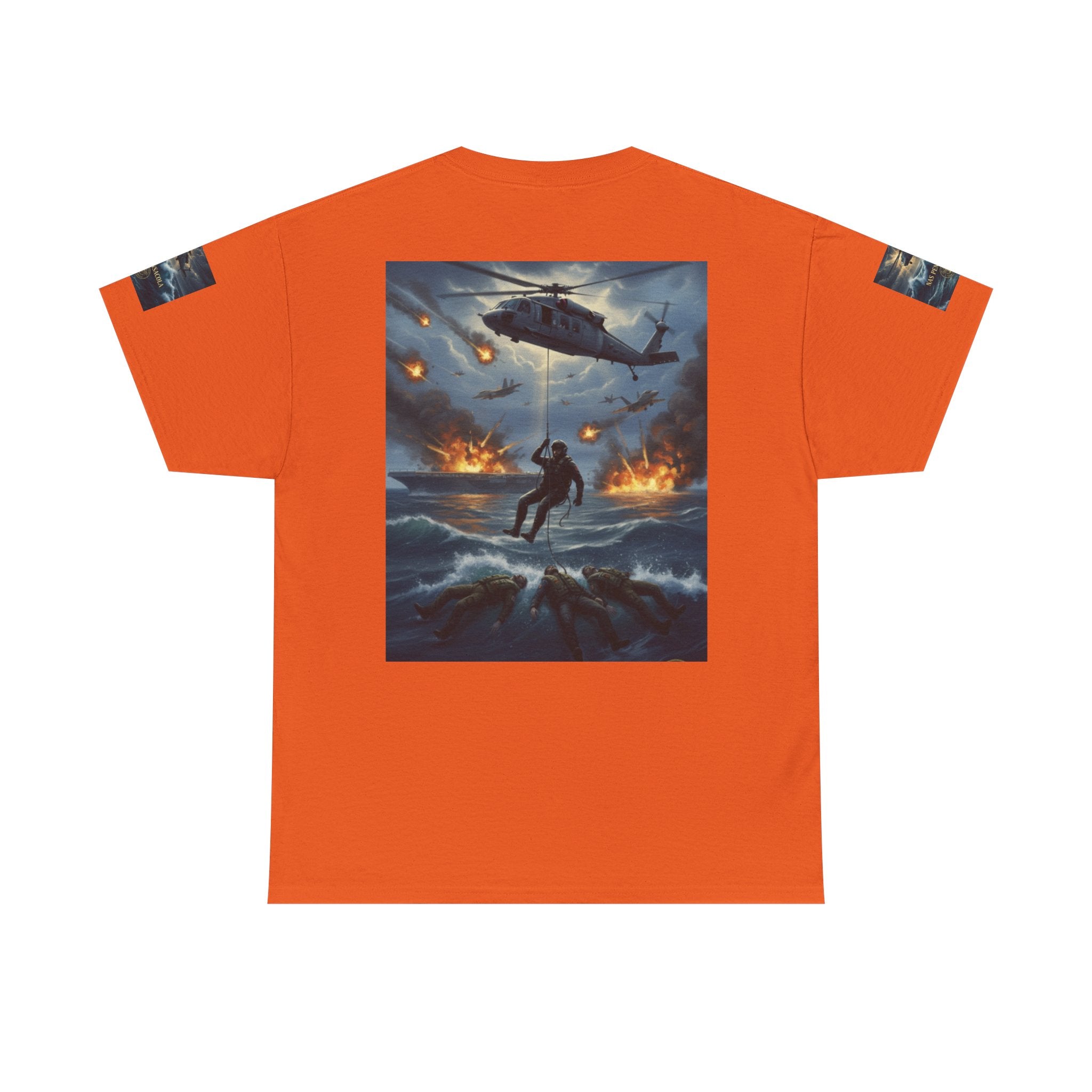 Rescue Mission Tee — Military Helicopter Search & Rescue Graphic T-Shirt