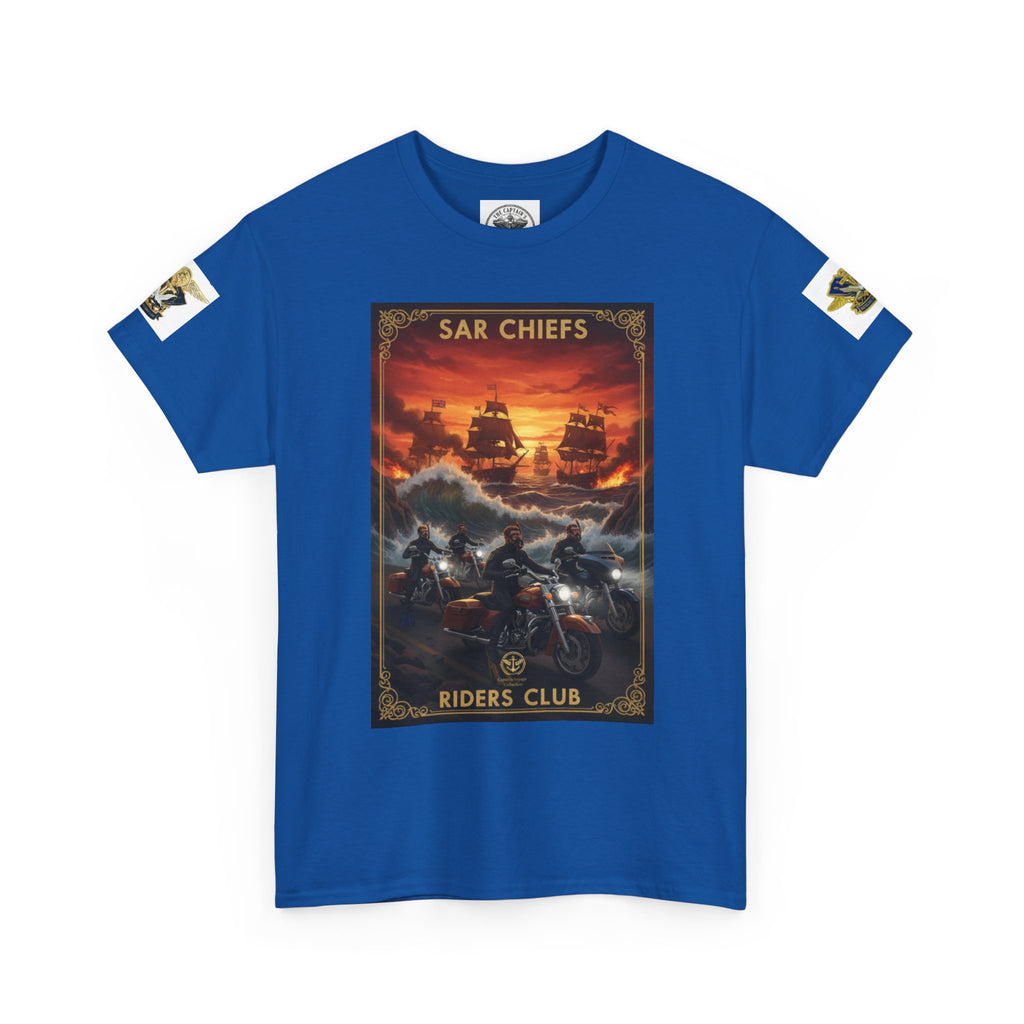 Military Rescue Riders Club T‑Shirt — SAR Chiefs Helicopter Tee
